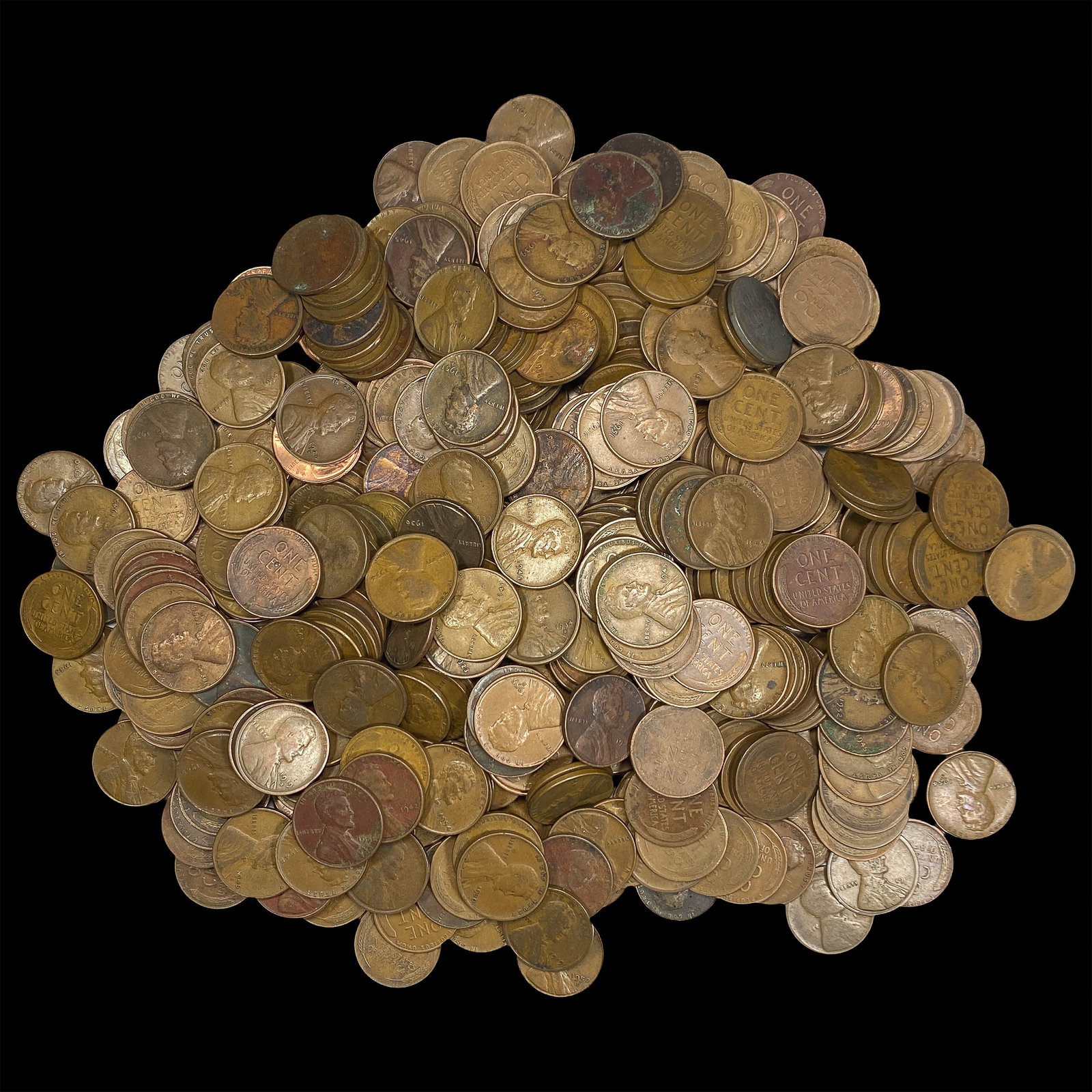Mixed Dates Jar of various 1C Wheat (1 of 2)