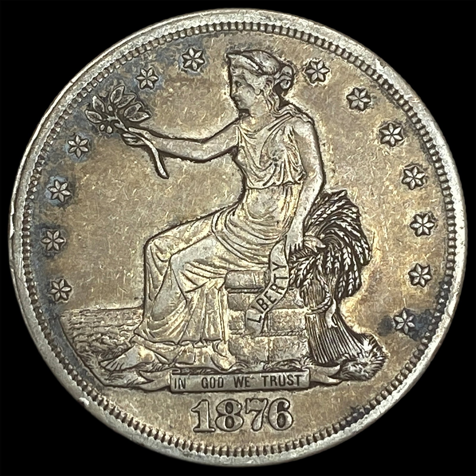 1876-S Silver Trade Dollar (1 of 2)