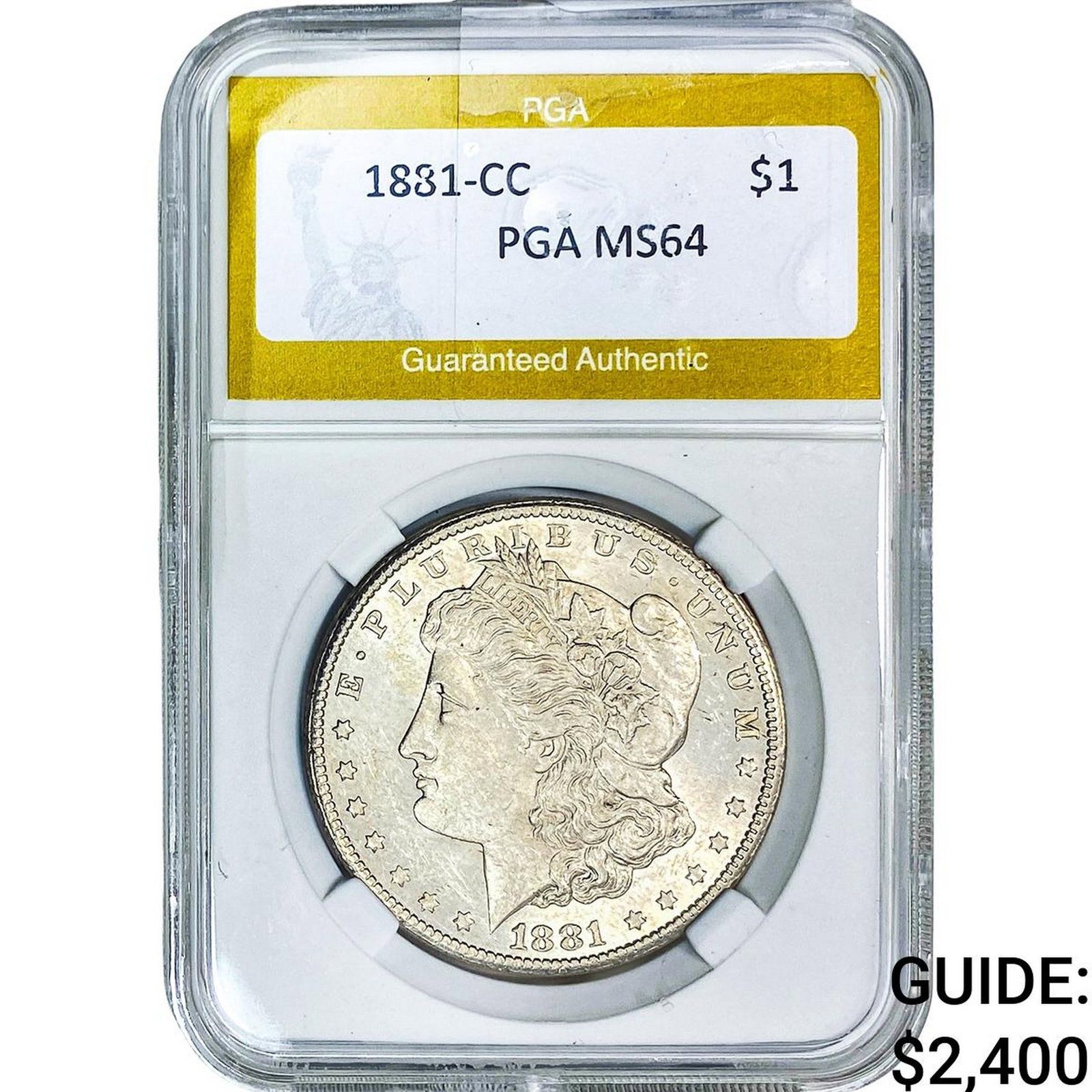 1881-CC Morgan Silver Dollar PGA MS64 (1 of 2)