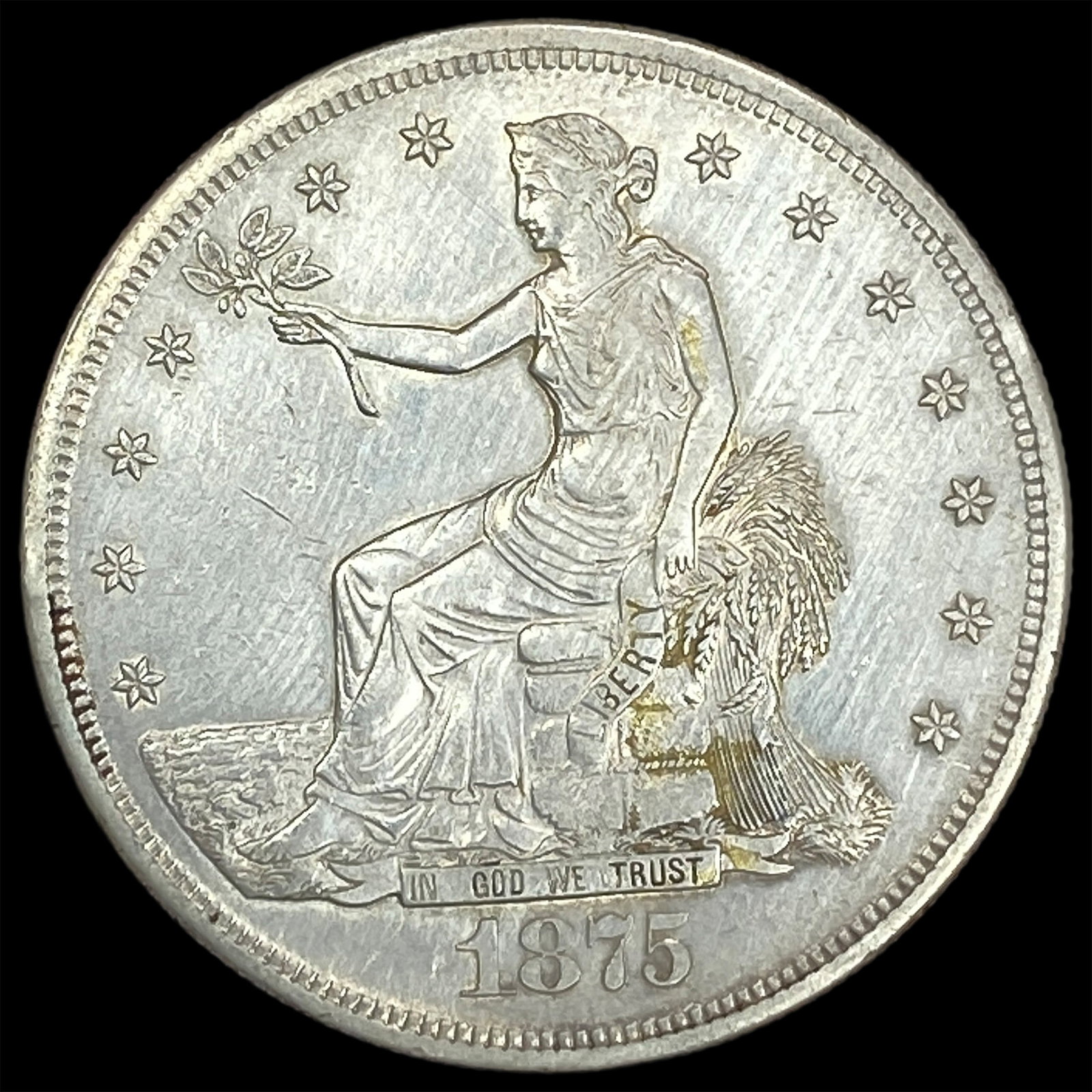1875-S Silver Trade Dollar (1 of 2)