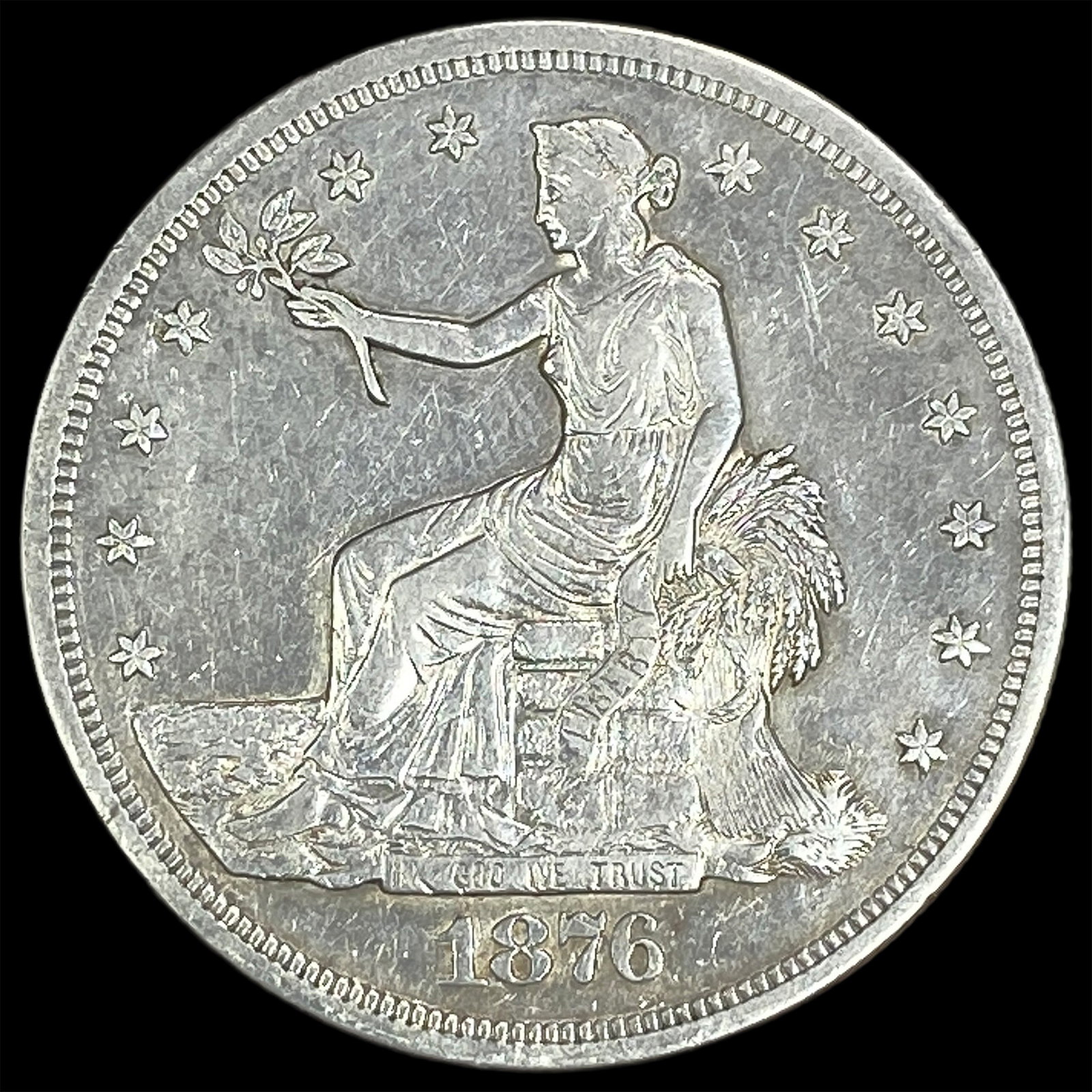 1876-S Silver Trade Dollar (1 of 2)