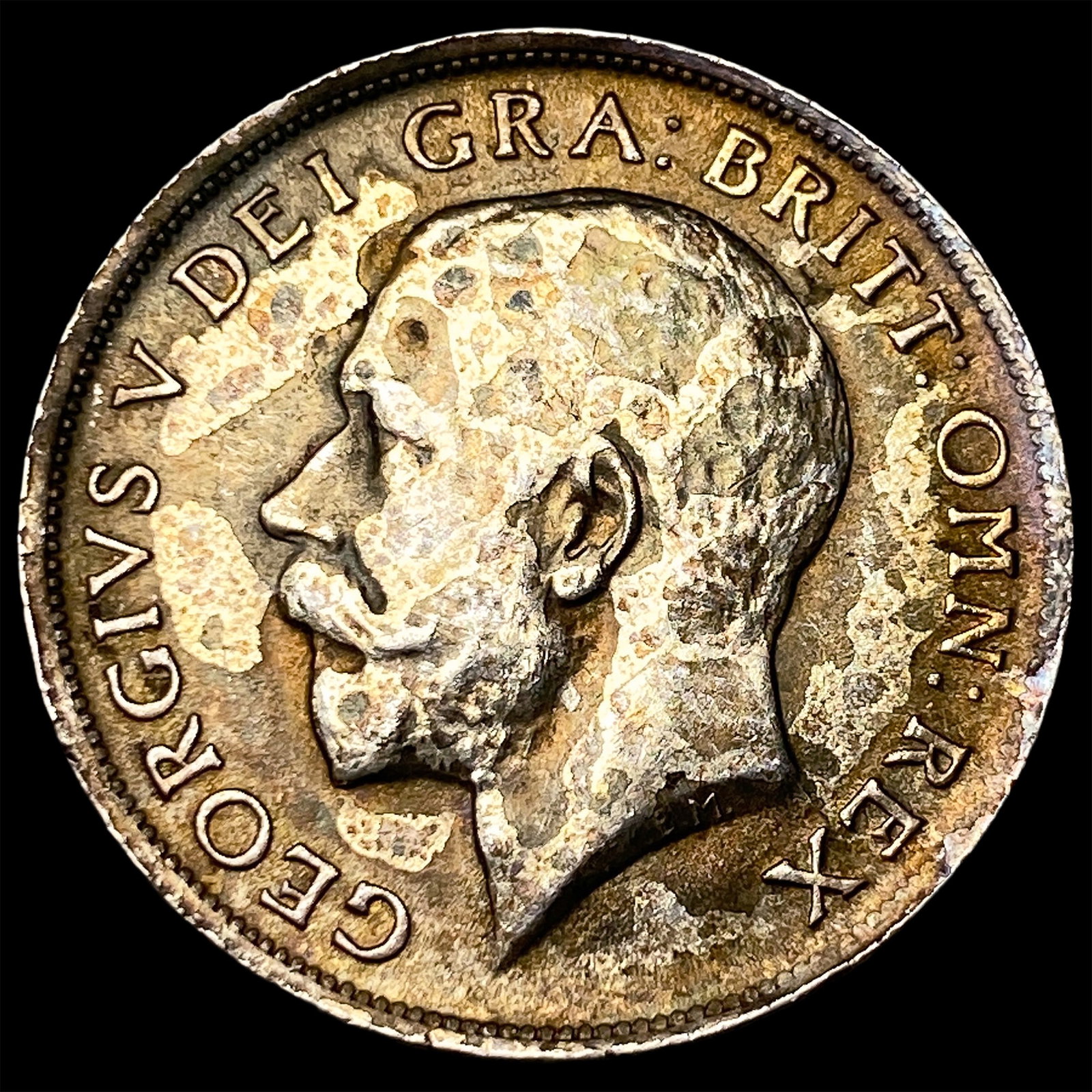 1912 Great Britain Silver 1 Shilling: 1912 Great Britain Silver 1 Shilling