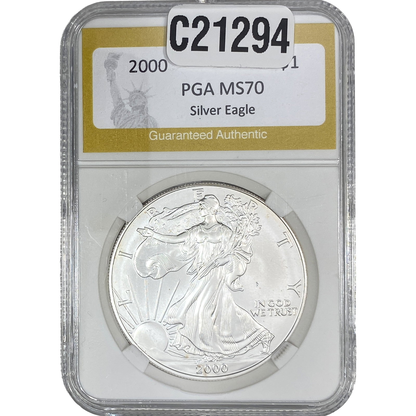 2000 Silver Eagle PGA MS70 (1 of 2)