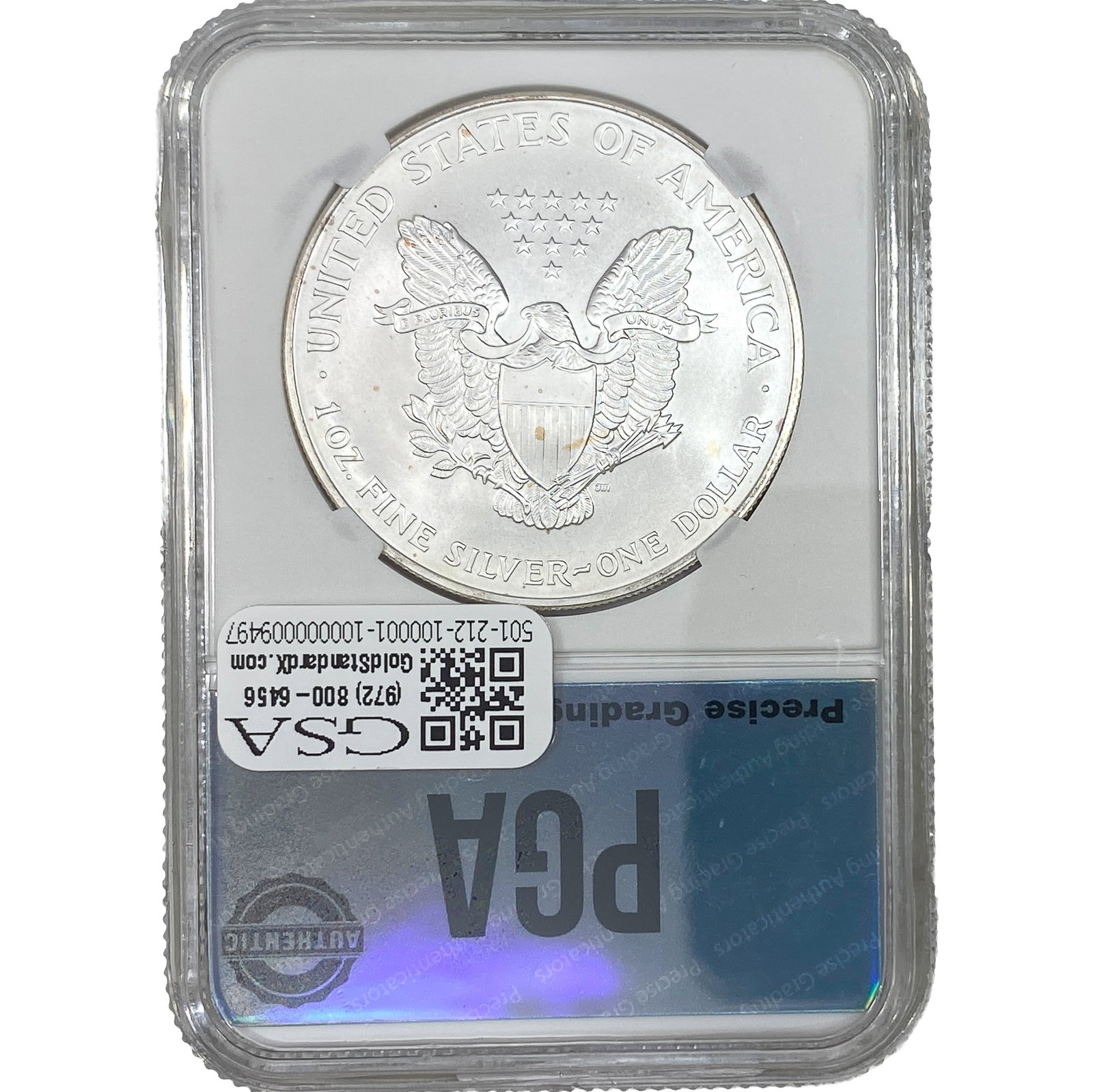 2000 Silver Eagle PGA MS70 - 2