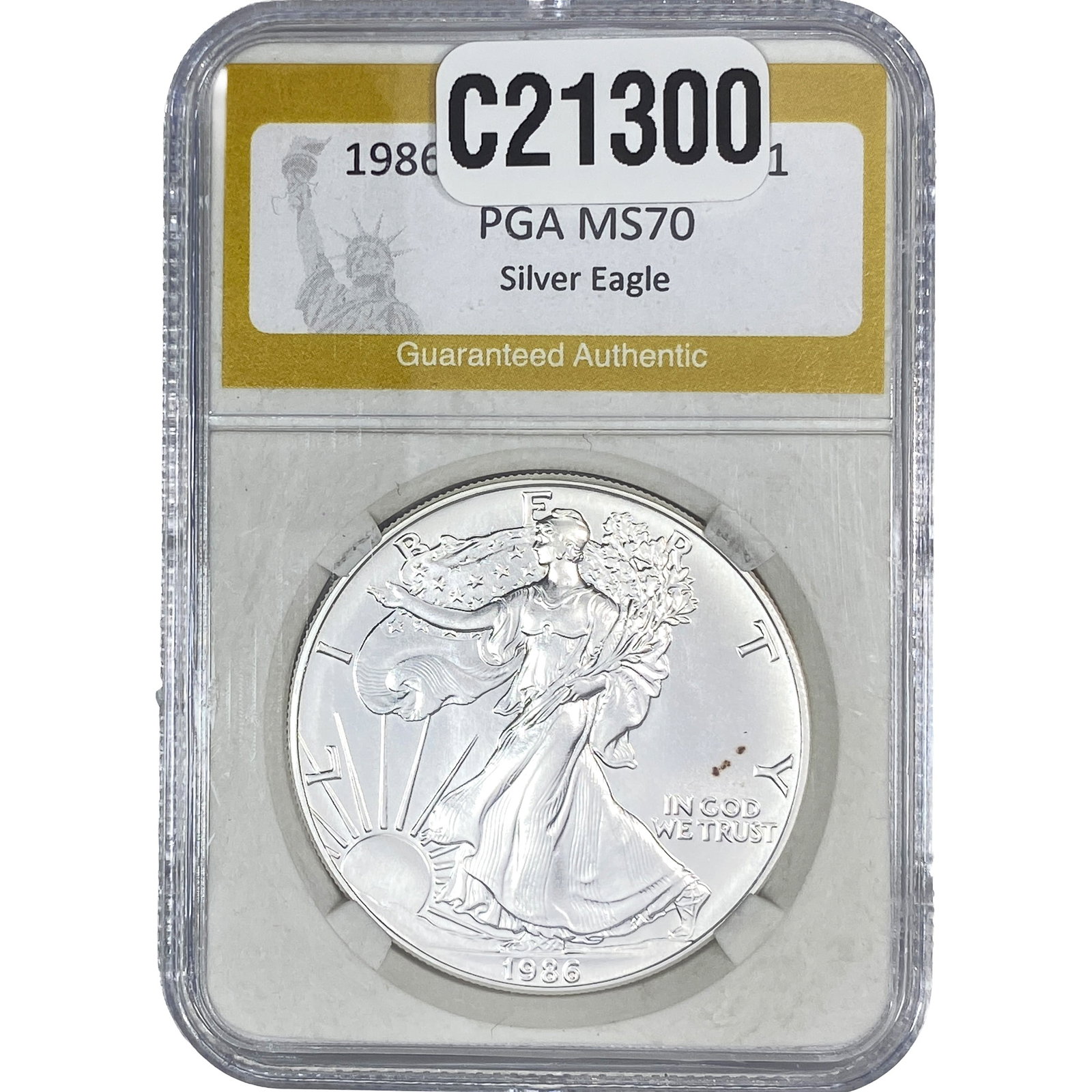 1986 Silver Eagle PGA MS70: 1986 Silver Eagle PGA MS70