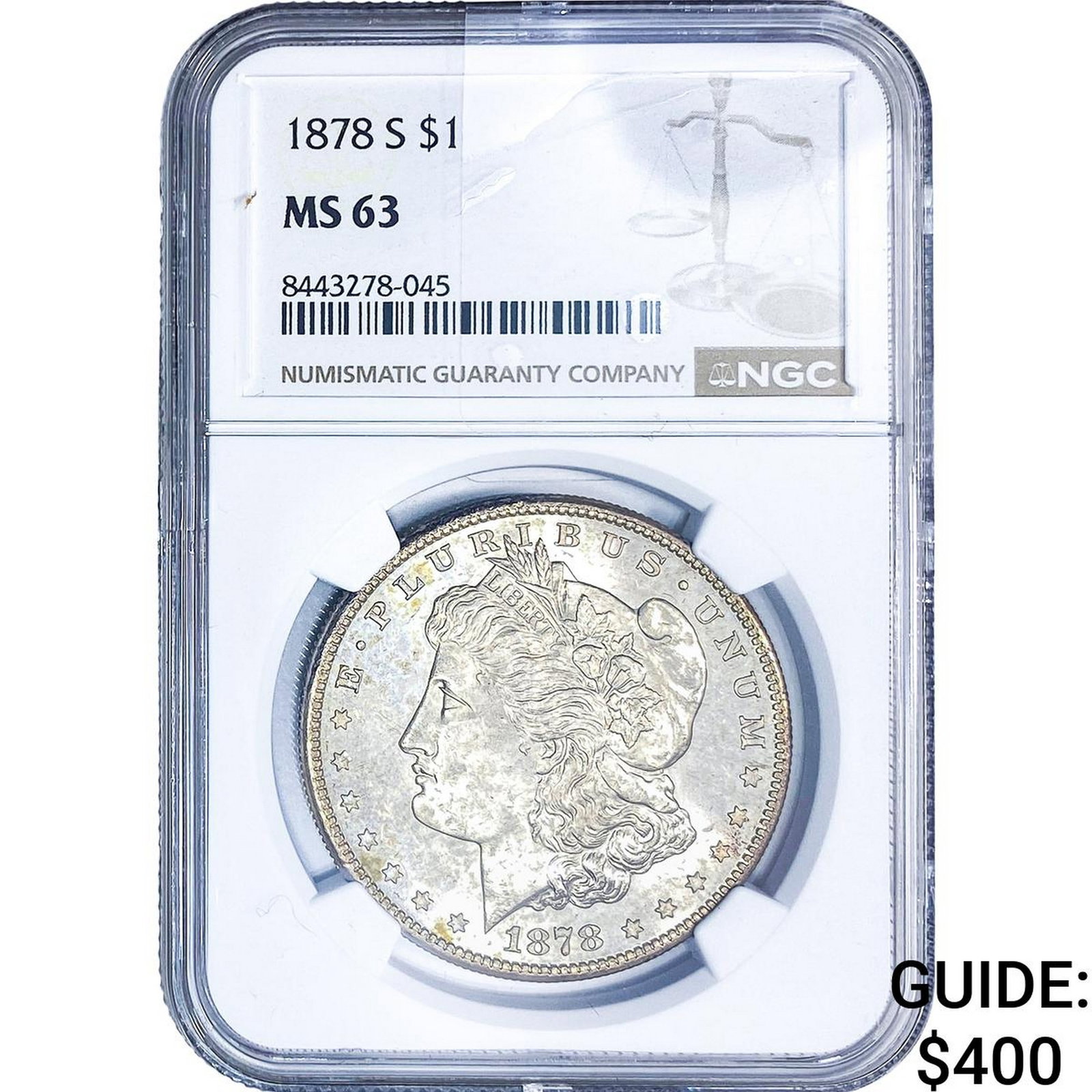 1878-S Morgan Silver Dollar NGC MS63 (1 of 2)