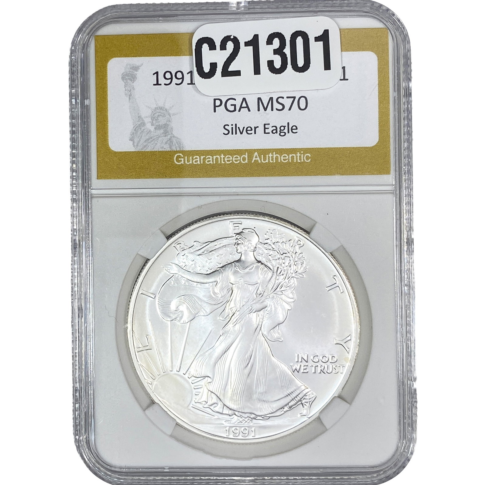 1991 Silver Eagle PGA MS70 (1 of 2)