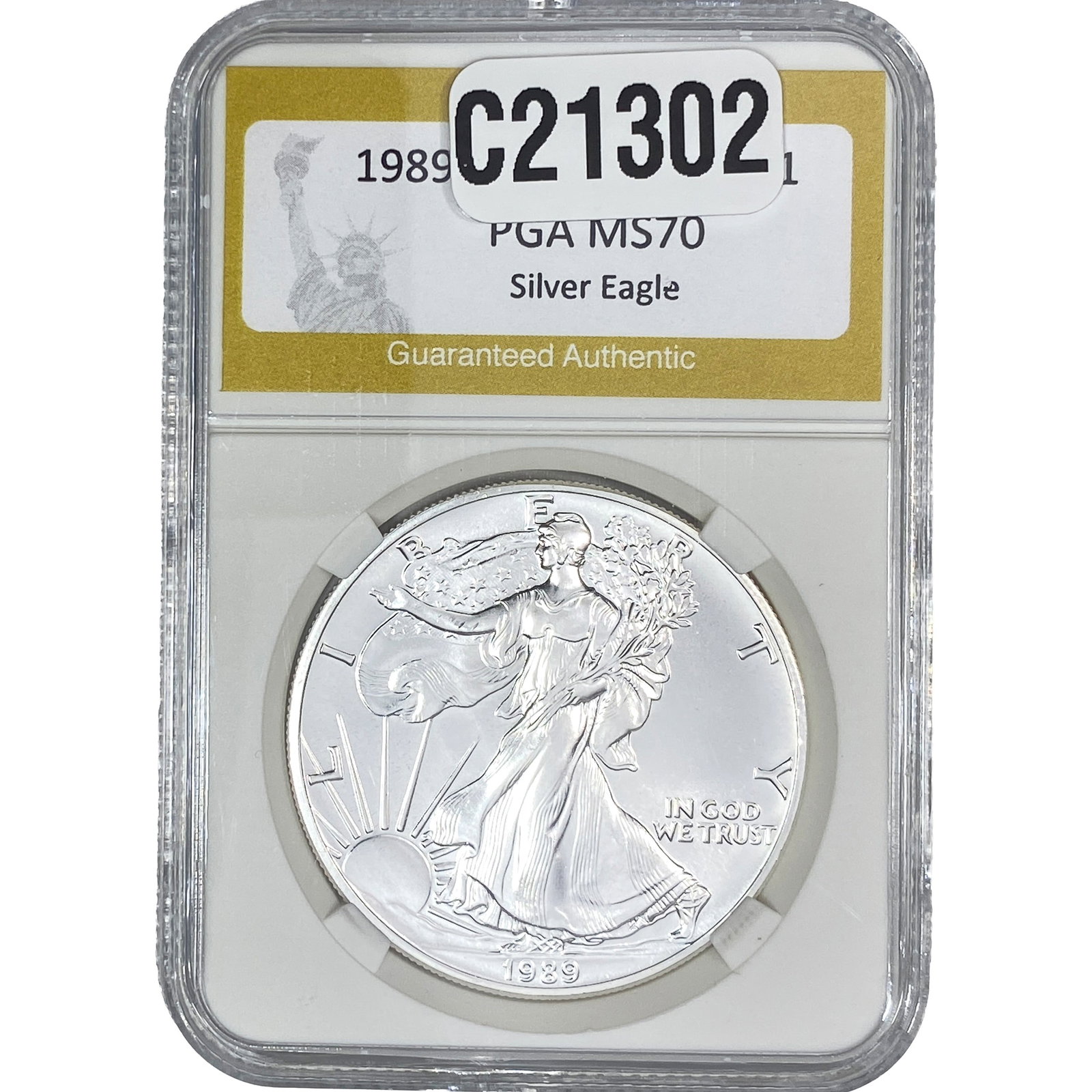 1989 Silver Eagle PGA MS70: 1989 Silver Eagle PGA MS70