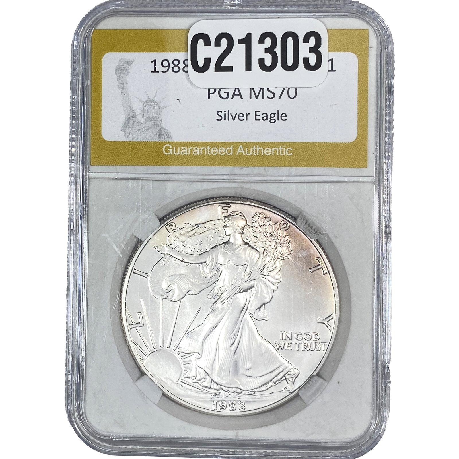 1988 Silver Eagle PGA MS70 (1 of 2)
