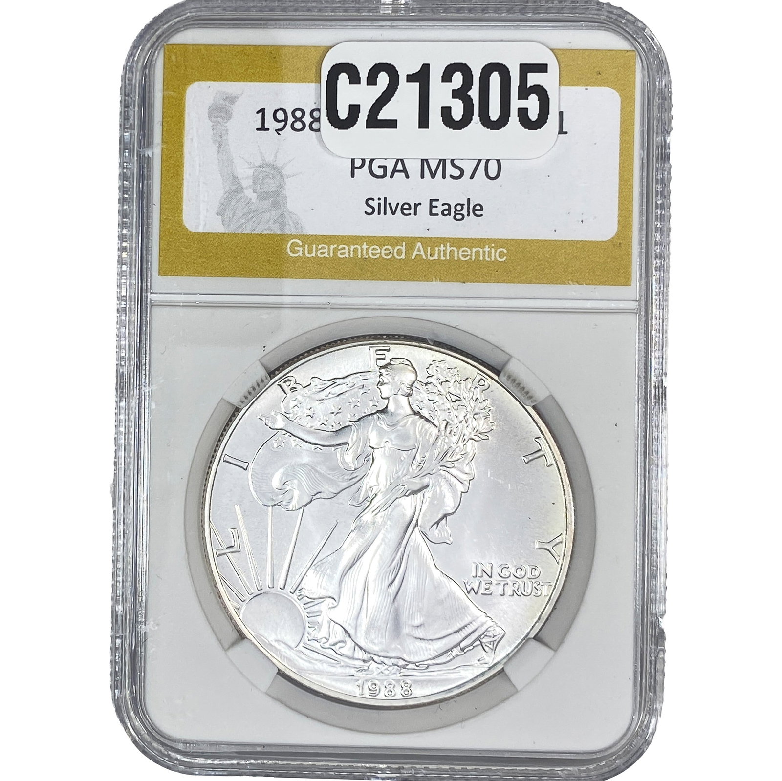 1988 Silver Eagle PGA MS70 (1 of 2)