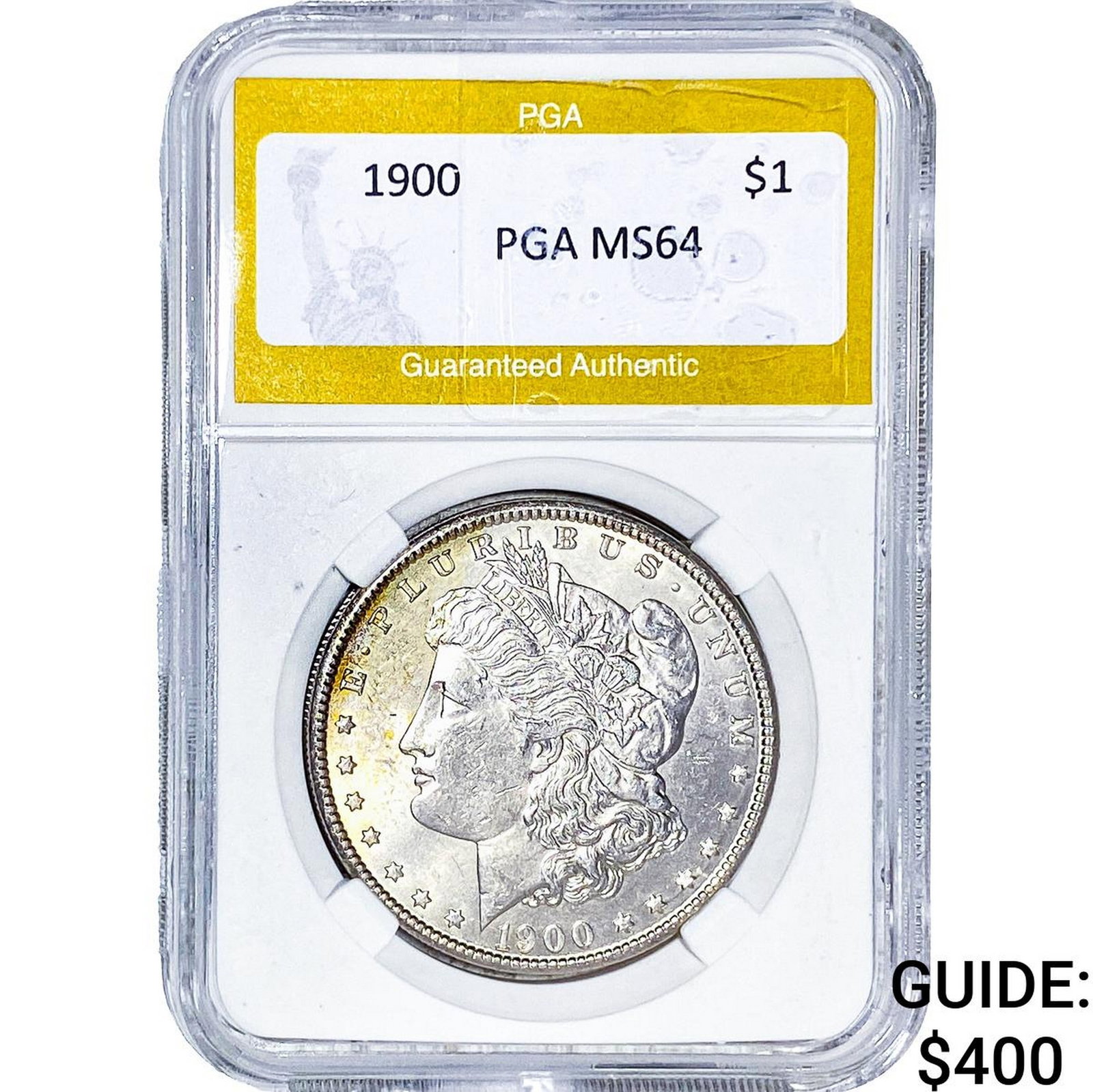 1900 Morgan Silver Dollar PGA MS64: 1900 Morgan Silver Dollar PGA MS64