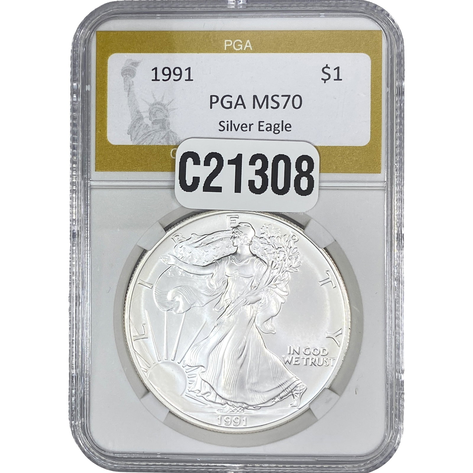1991 Silver Eagle PGA MS70 (1 of 2)