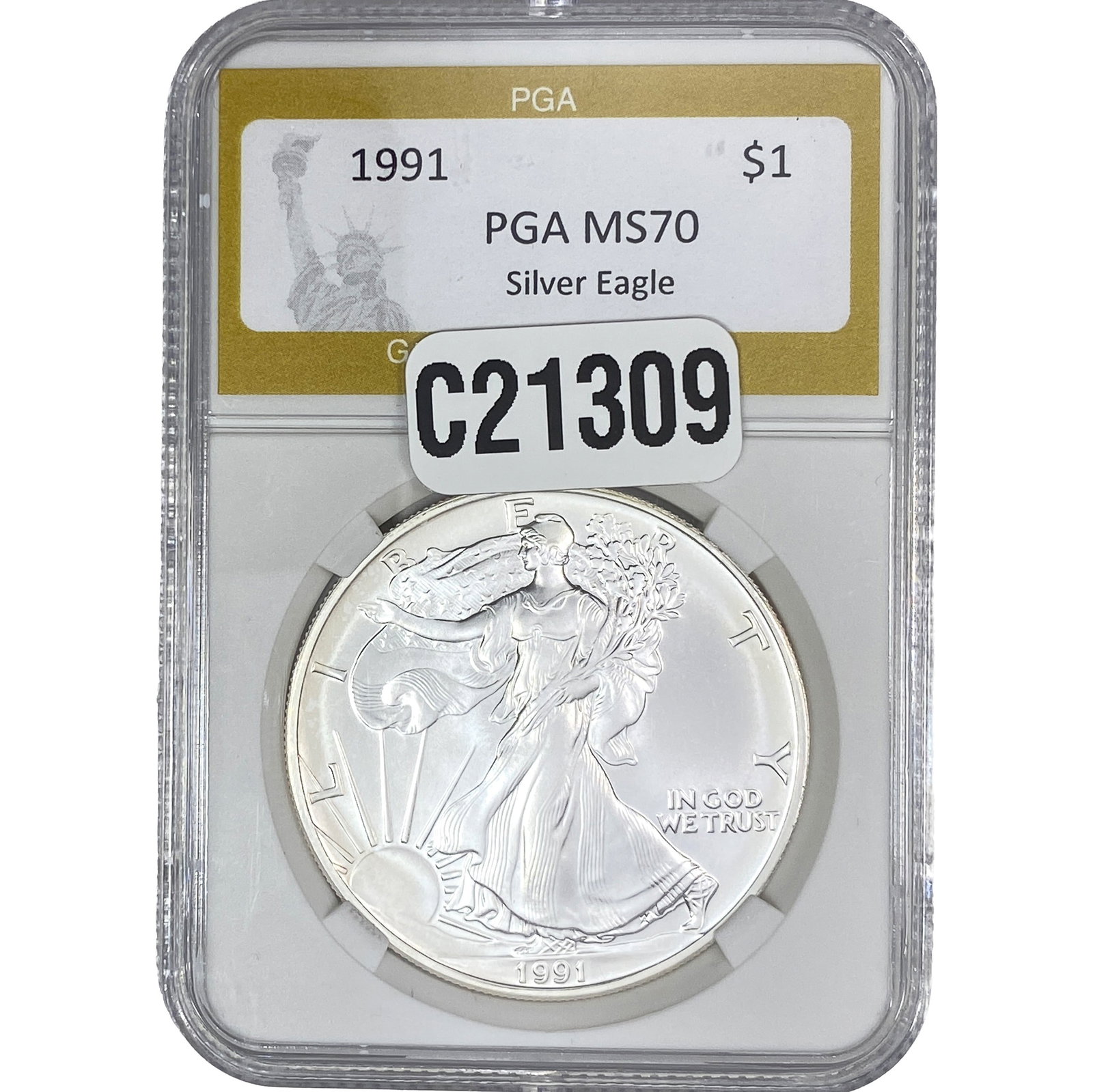 1991 Silver Eagle PGA MS70 (1 of 2)