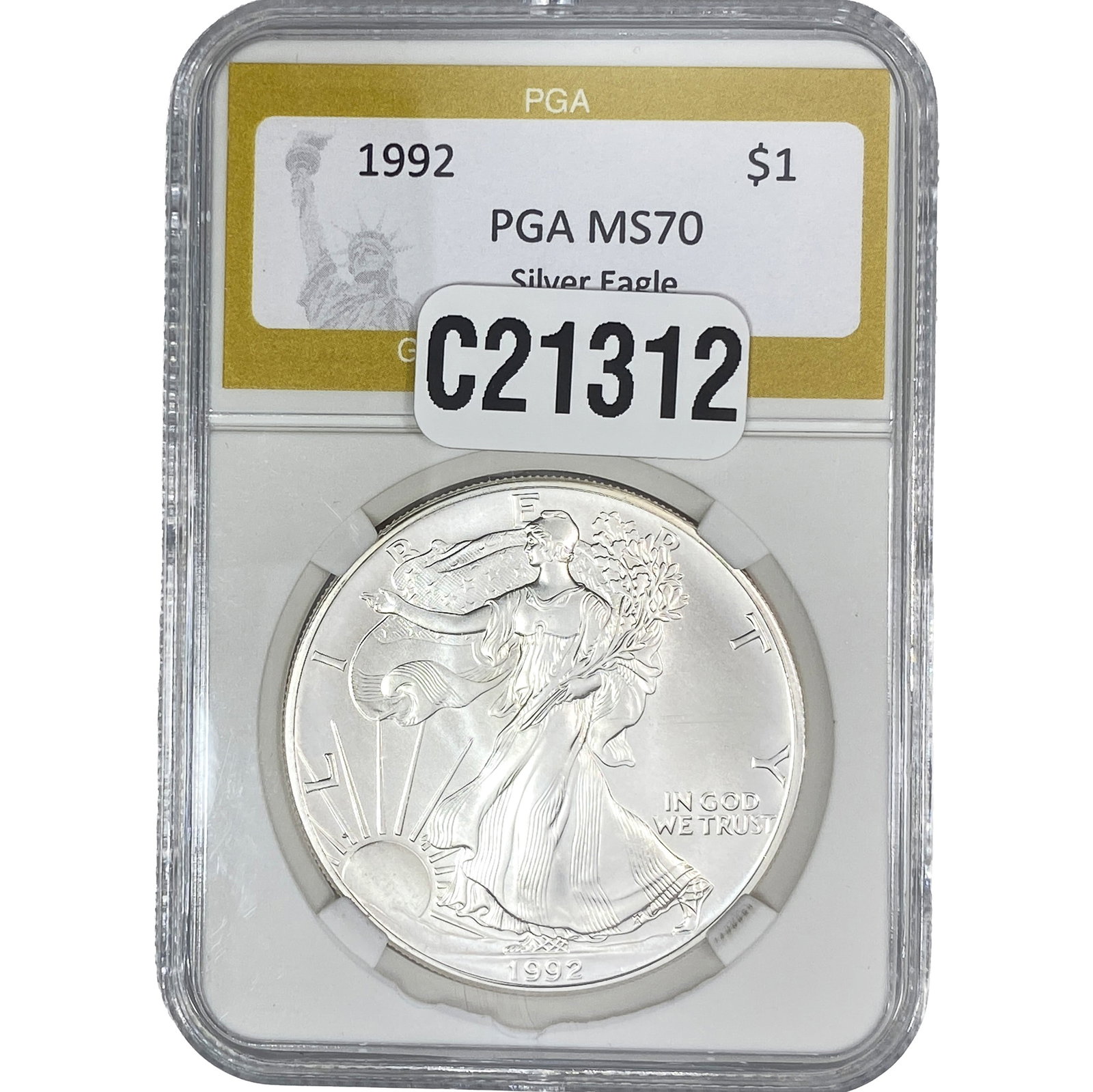 1992 Silver Eagle PGA MS70 (1 of 2)