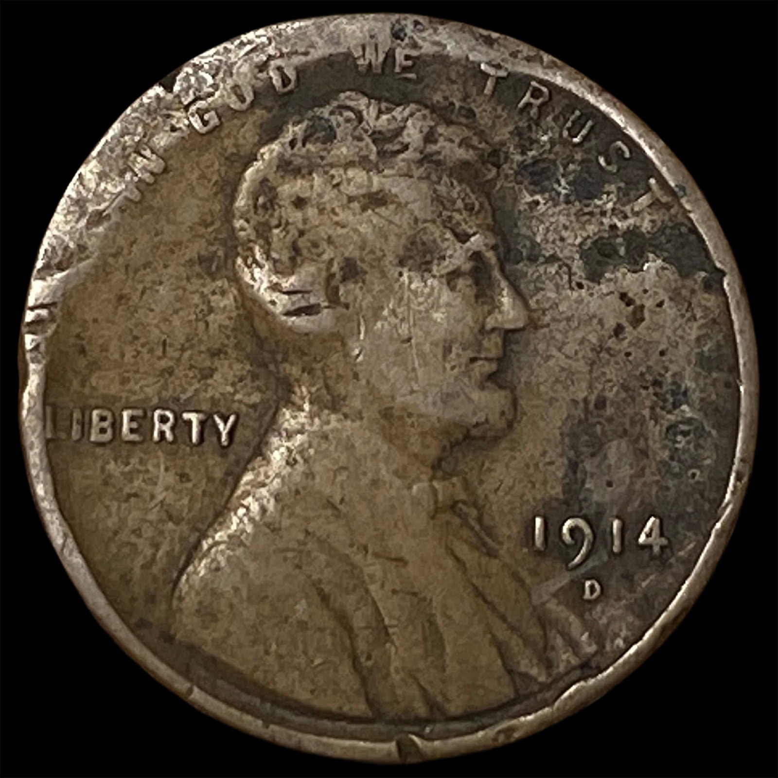 1914-D Lincoln Wheat Cent HIGH GRADE (1 of 2)