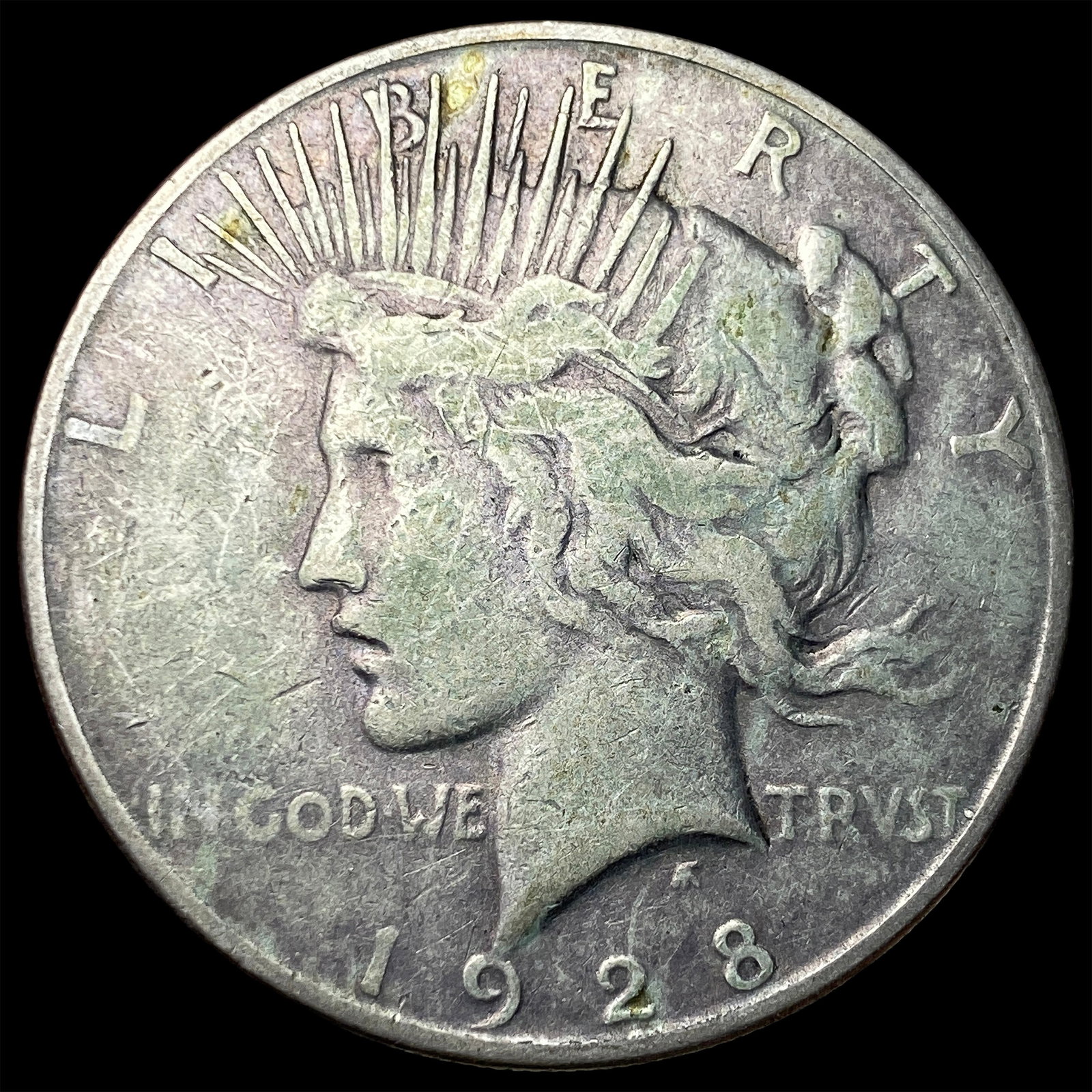 1928-S Silver Peace Dollar LIGHTLY CIRCULATED: 1928-S Silver Peace Dollar LIGHTLY CIRCULATED