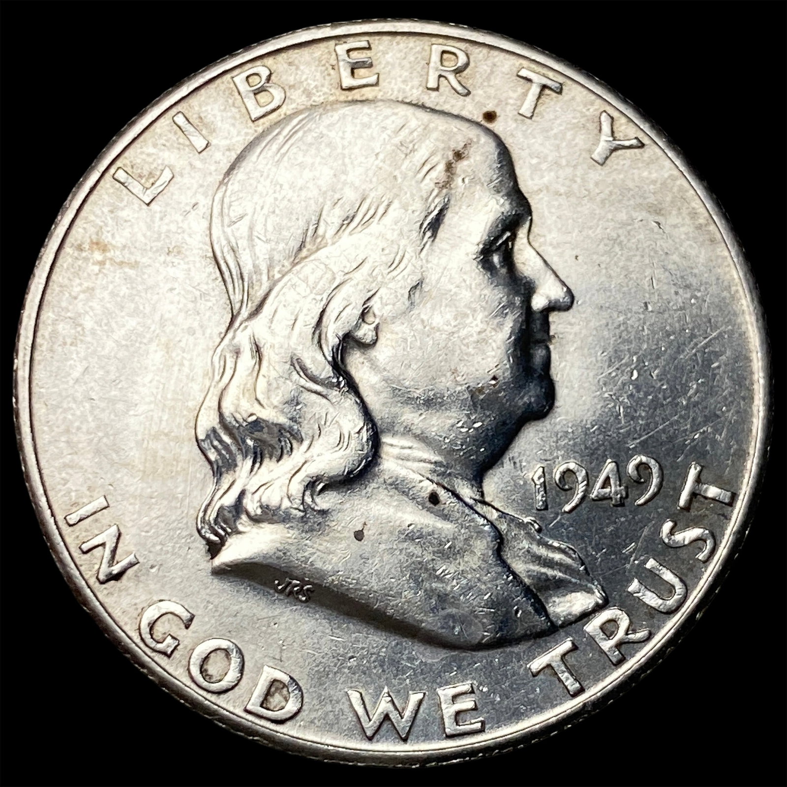 1949-S Silver Franklin Half Dollar CHOICE BU (1 of 2)