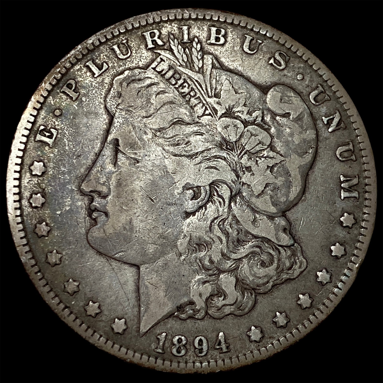 1894-O Silver Morgan Dollar NEARLY UNCIRCULATED (1 of 2)