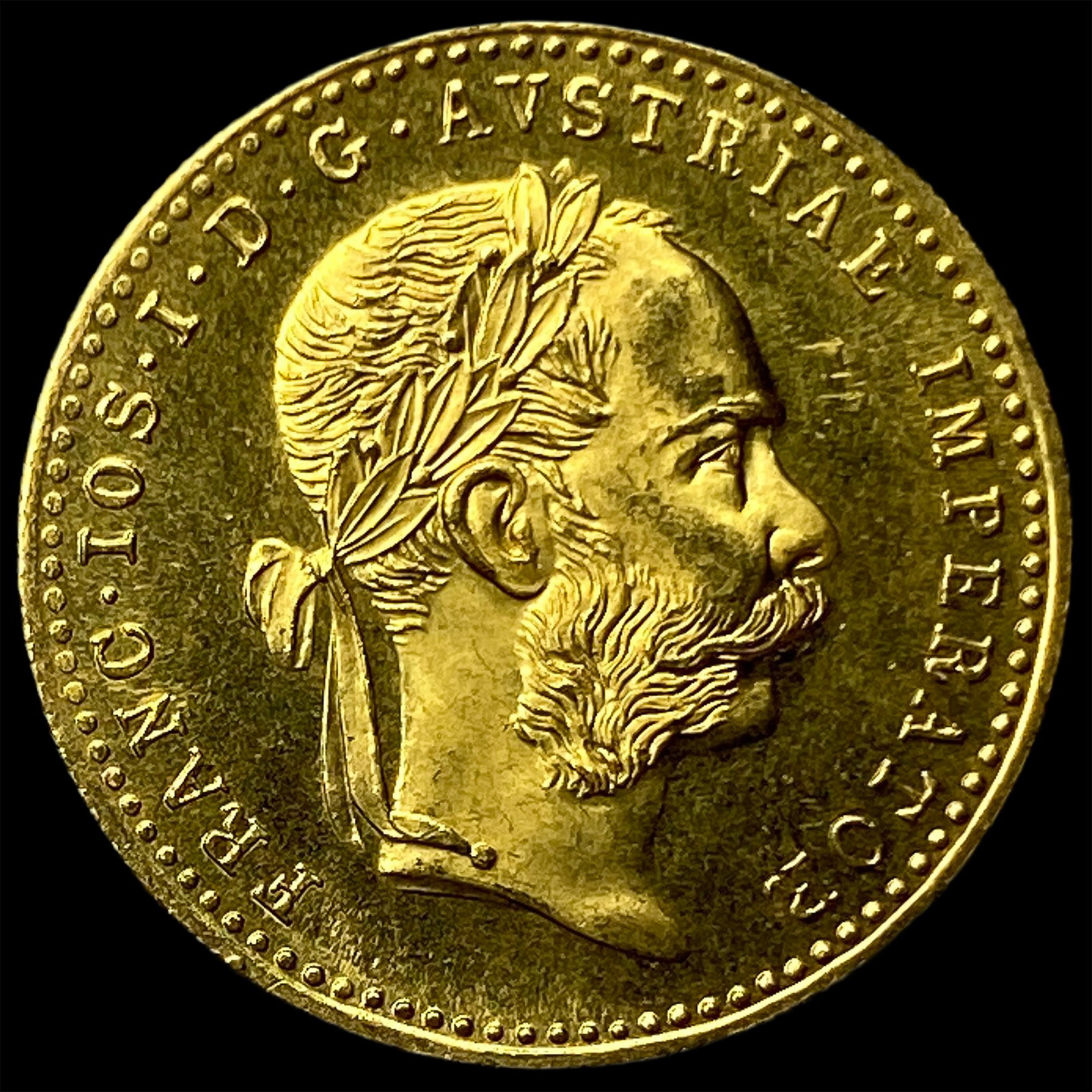 1915 .4427oz Gold Austrian 4 Ducat (Restrike) SUPERB GEM BU: 1915 .4427oz Gold Austrian 4 Ducat (Restrike) SUPERB GEM BU