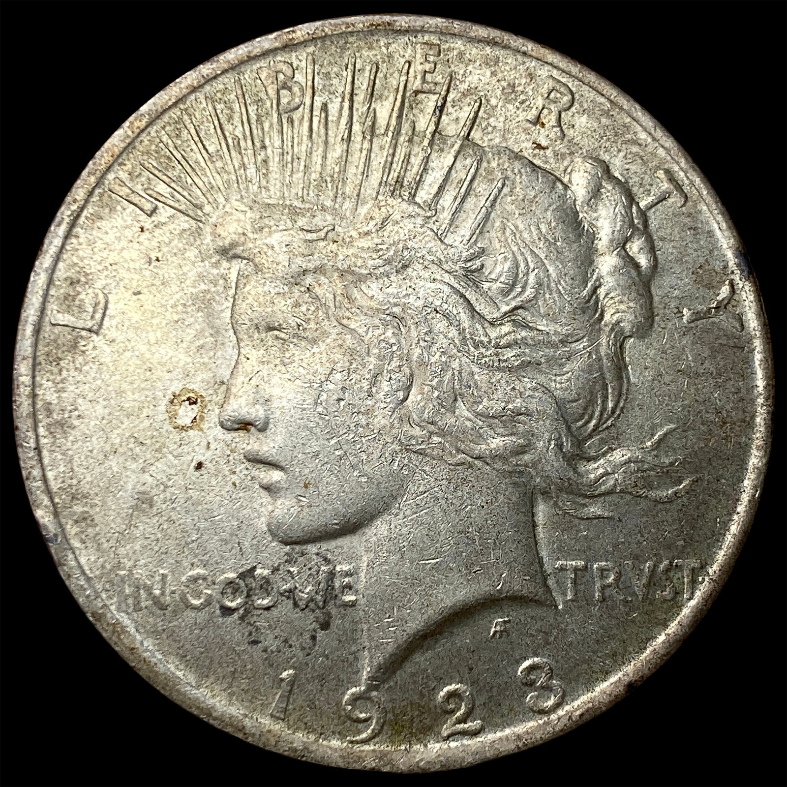 1923 Peace Silver Dollar CLOSELY UNCIRCULATED: 1923 Peace Silver Dollar CLOSELY UNCIRCULATED