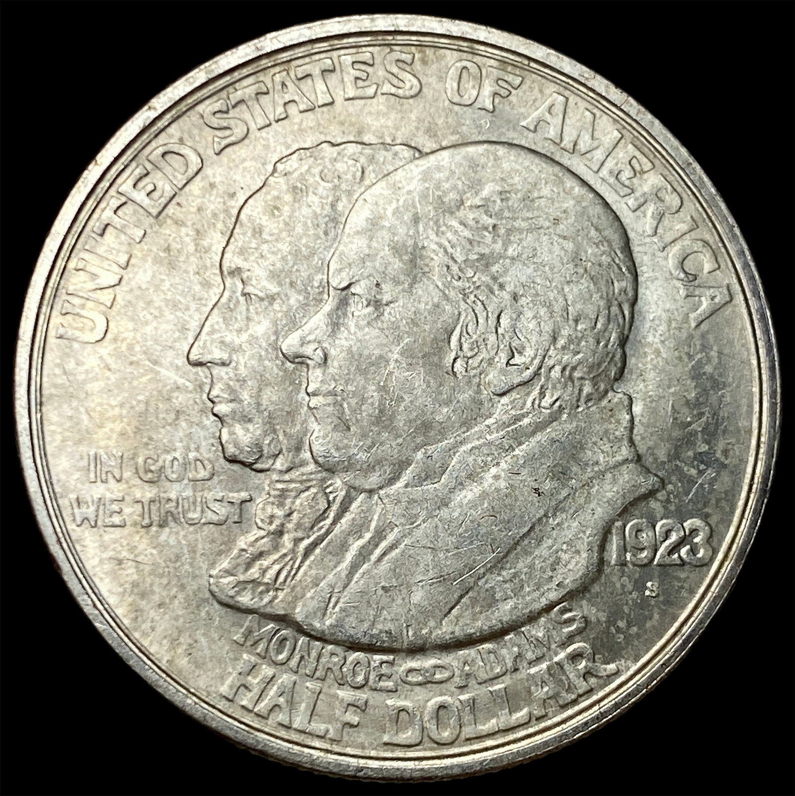 1923-S Silver Monroe Half Dollar UNCIRCULATED (1 of 2)