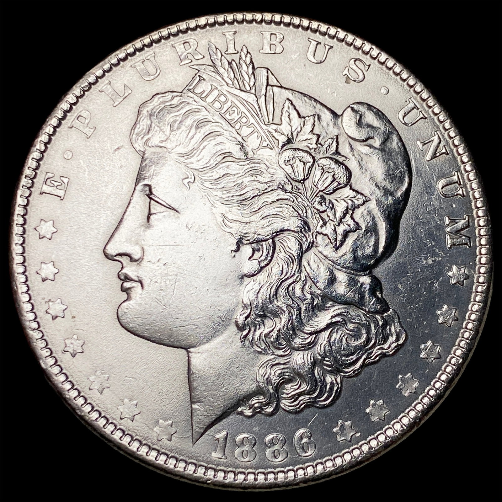 1886 Morgan Silver Dollar CHOICE BU (1 of 2)