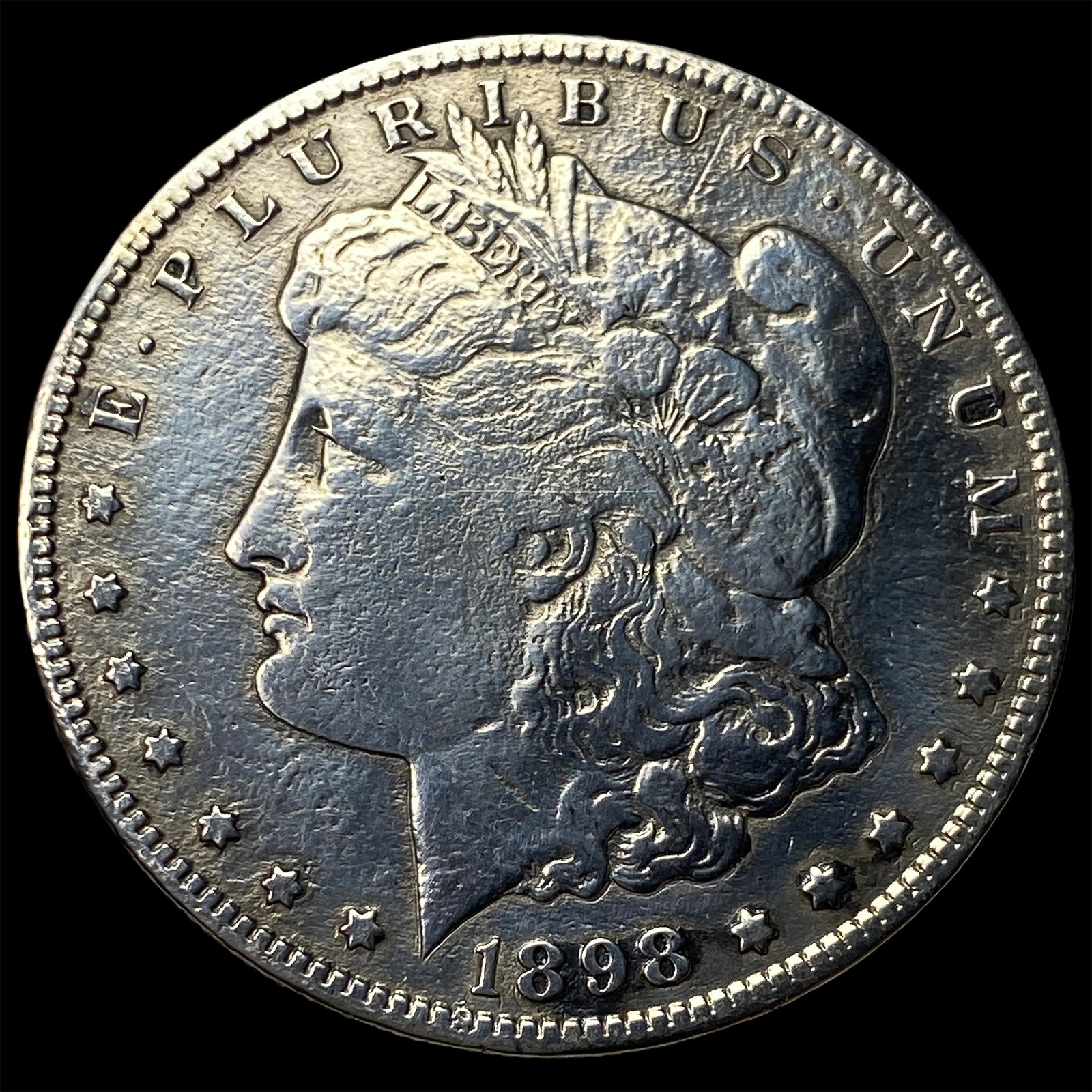 1898-S Morgan Silver Dollar LIGHTLY CIRCULATED: 1898-S Morgan Silver Dollar LIGHTLY CIRCULATED