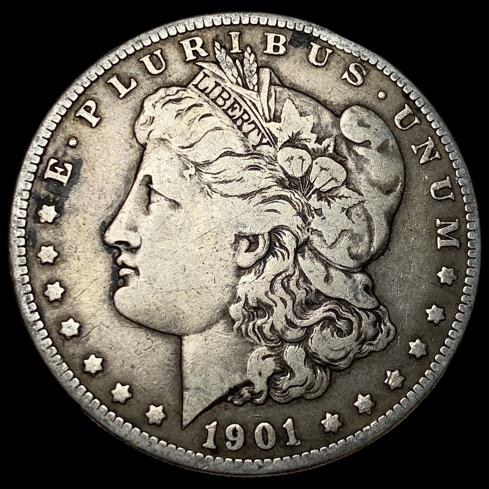 1901-S Silver Morgan Dollar LIGHTLY CIRCULATED (1 of 2)