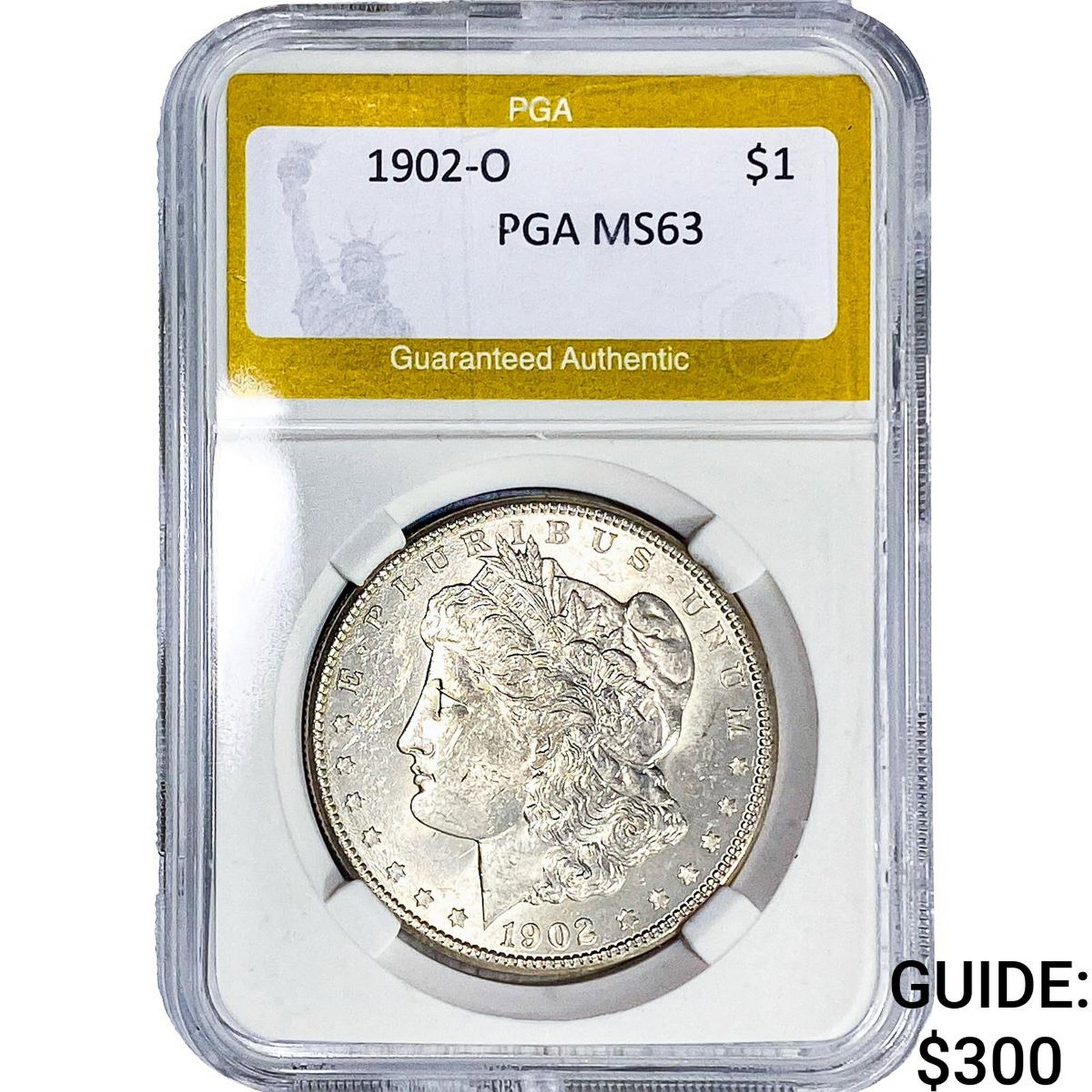 1902-O Morgan Silver Dollar PGA MS63 (1 of 2)