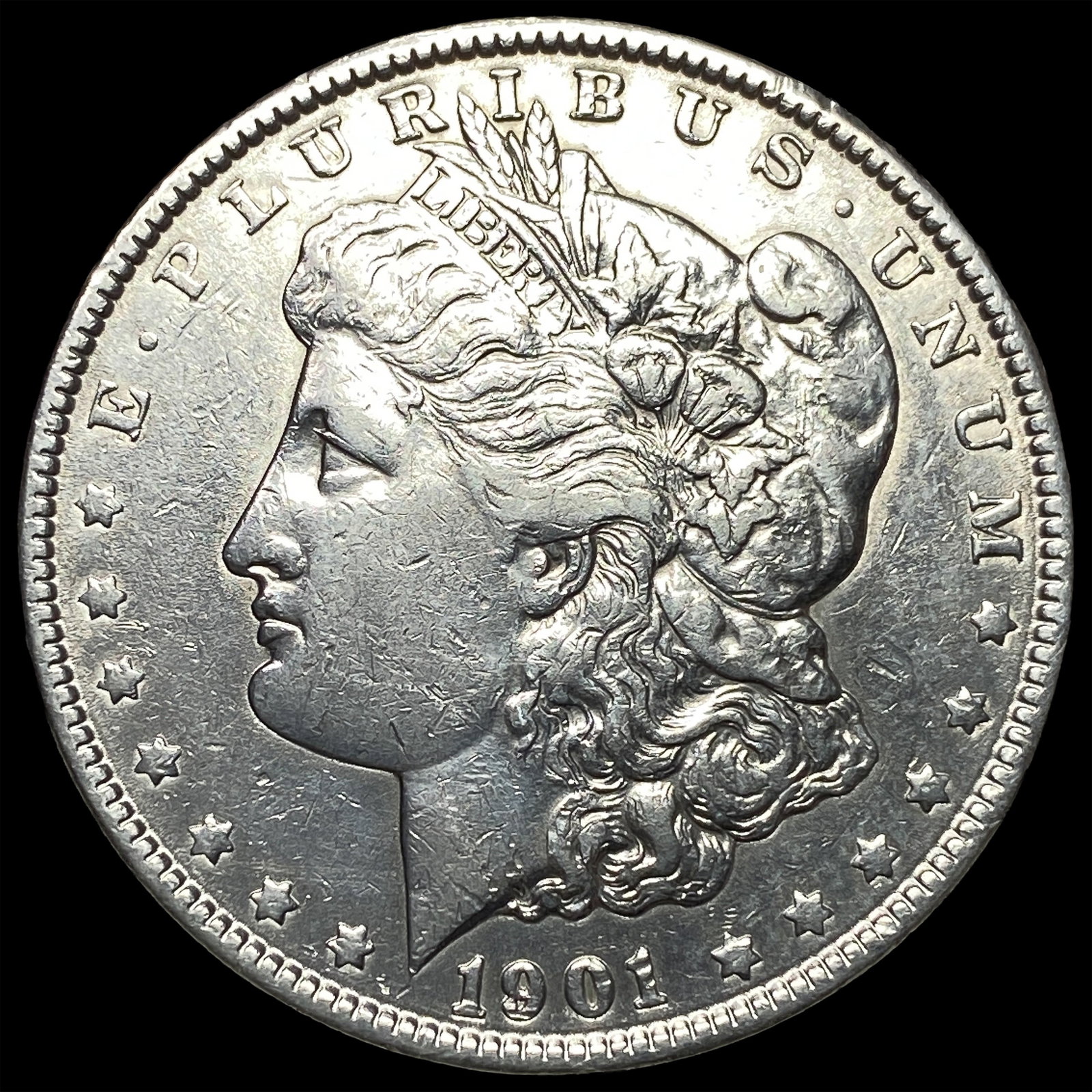 1901 Silver Morgan Dollar CLOSELY UNCIRCULATED (1 of 2)