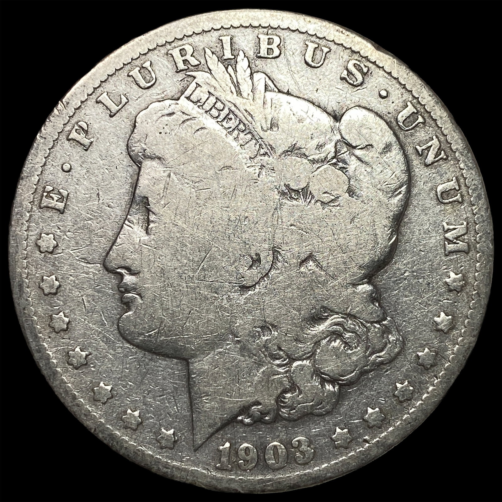 1903-S Silver Morgan Dollar NICELY CIRCULATED: 1903-S Silver Morgan Dollar NICELY CIRCULATED