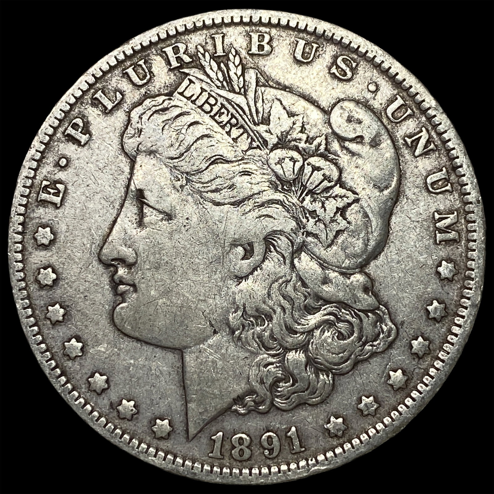 1891-O Silver Morgan Dollar NEARLY UNCIRCULATED: 1891-O Silver Morgan Dollar NEARLY UNCIRCULATED