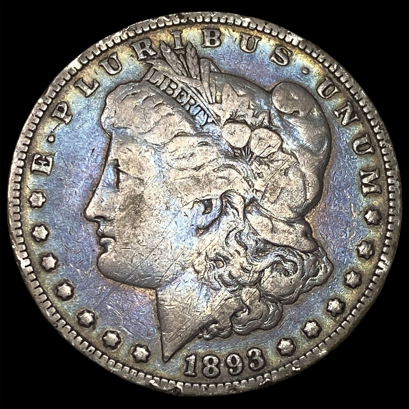 1893 Morgan Silver Dollar NICELY CIRCULATED: 1893 Morgan Silver Dollar NICELY CIRCULATED