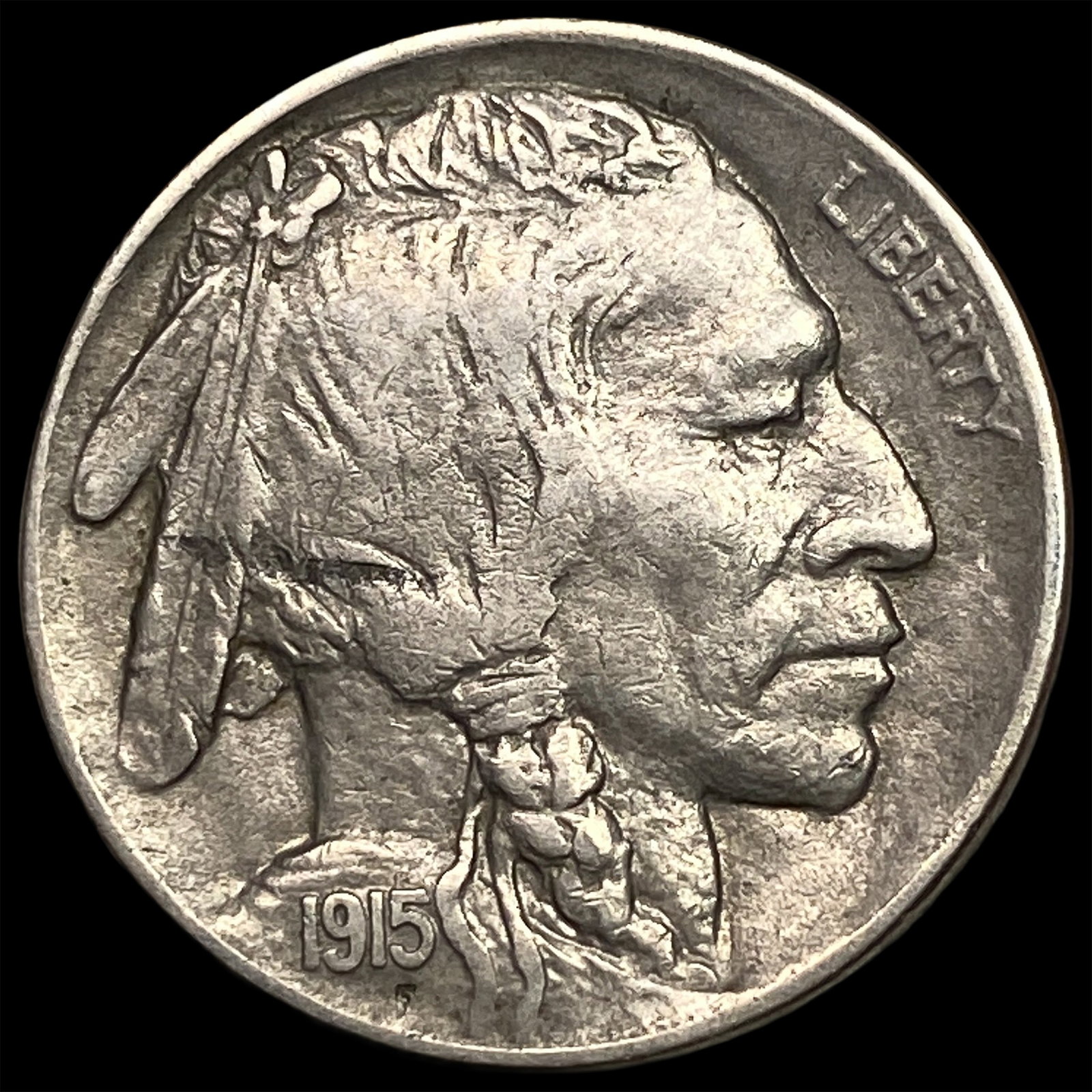 1915-D Buffalo Nickel CLOSELY UNCIRCULATED: 1915-D Buffalo Nickel CLOSELY UNCIRCULATED