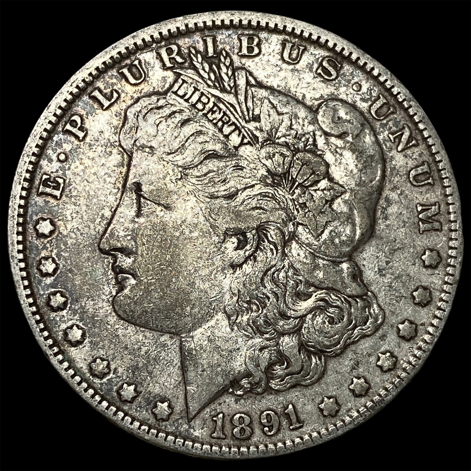 1891-O Silver Morgan Dollar NEARLY UNCIRCULATED: 1891-O Silver Morgan Dollar NEARLY UNCIRCULATED