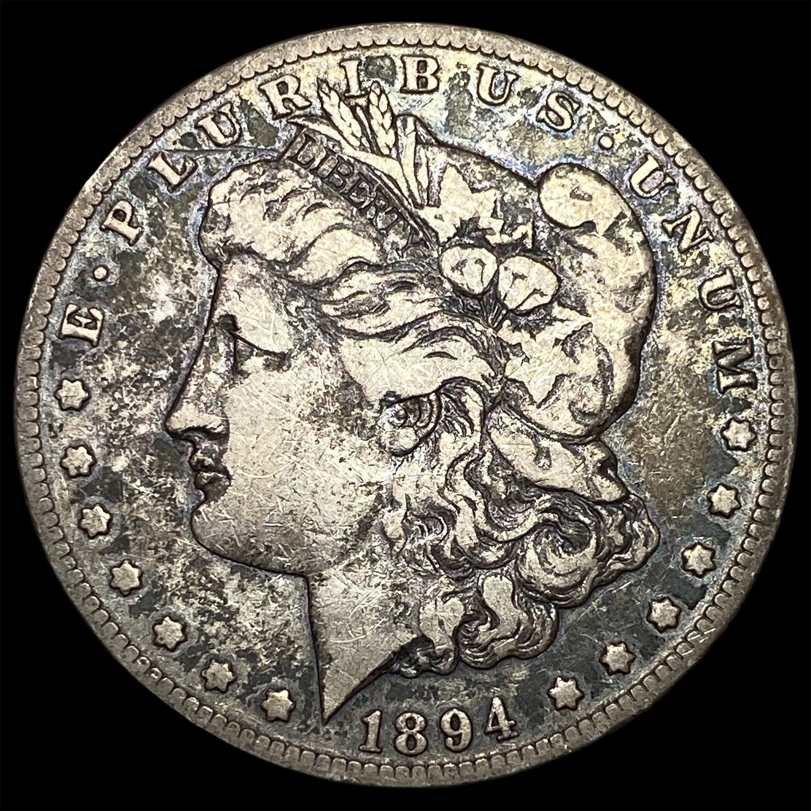 1894-S Silver Morgan Dollar LIGHTLY CIRCULATED: 1894-S Silver Morgan Dollar LIGHTLY CIRCULATED