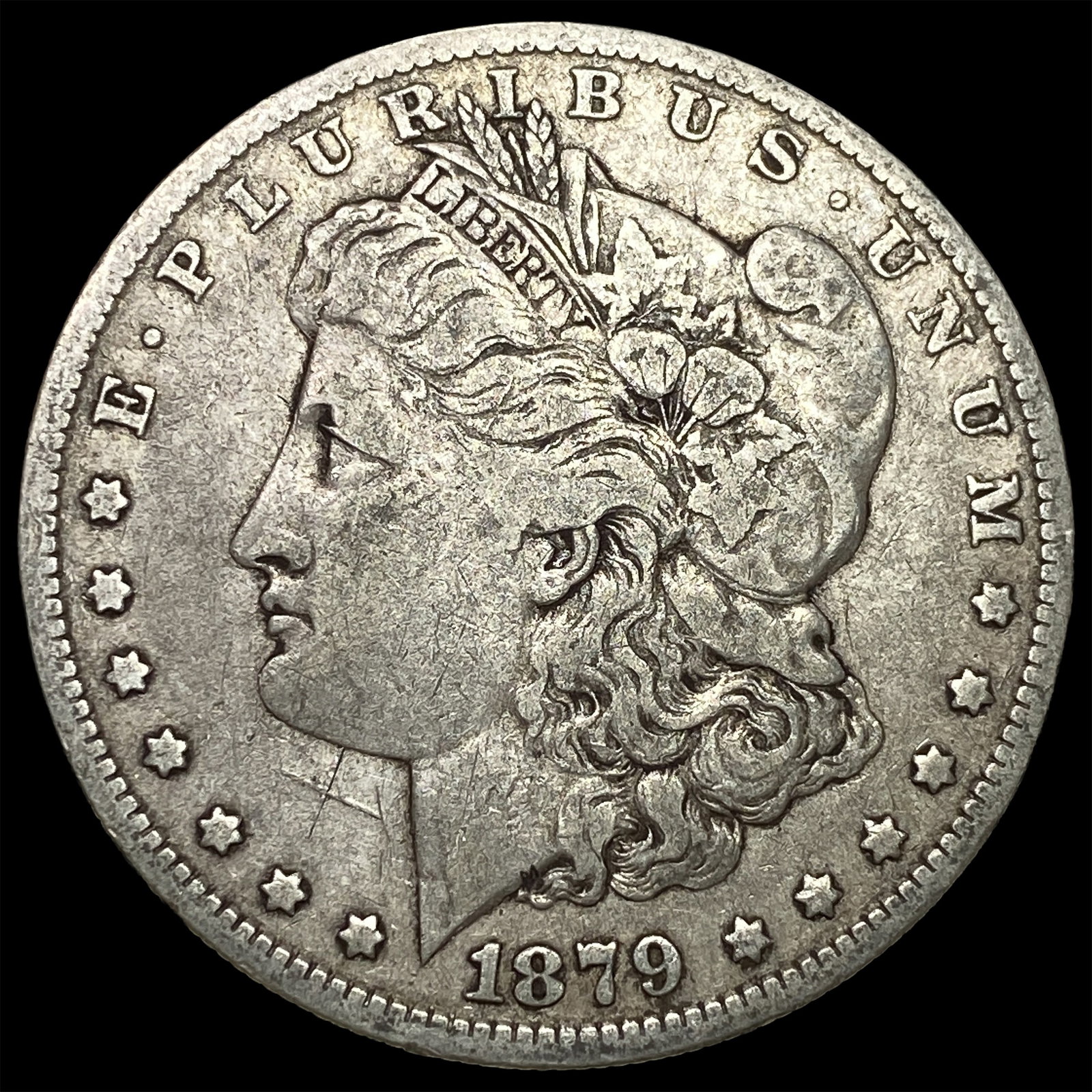 1879-O Silver Morgan Dollar NEARLY UNCIRCULATED (1 of 2)
