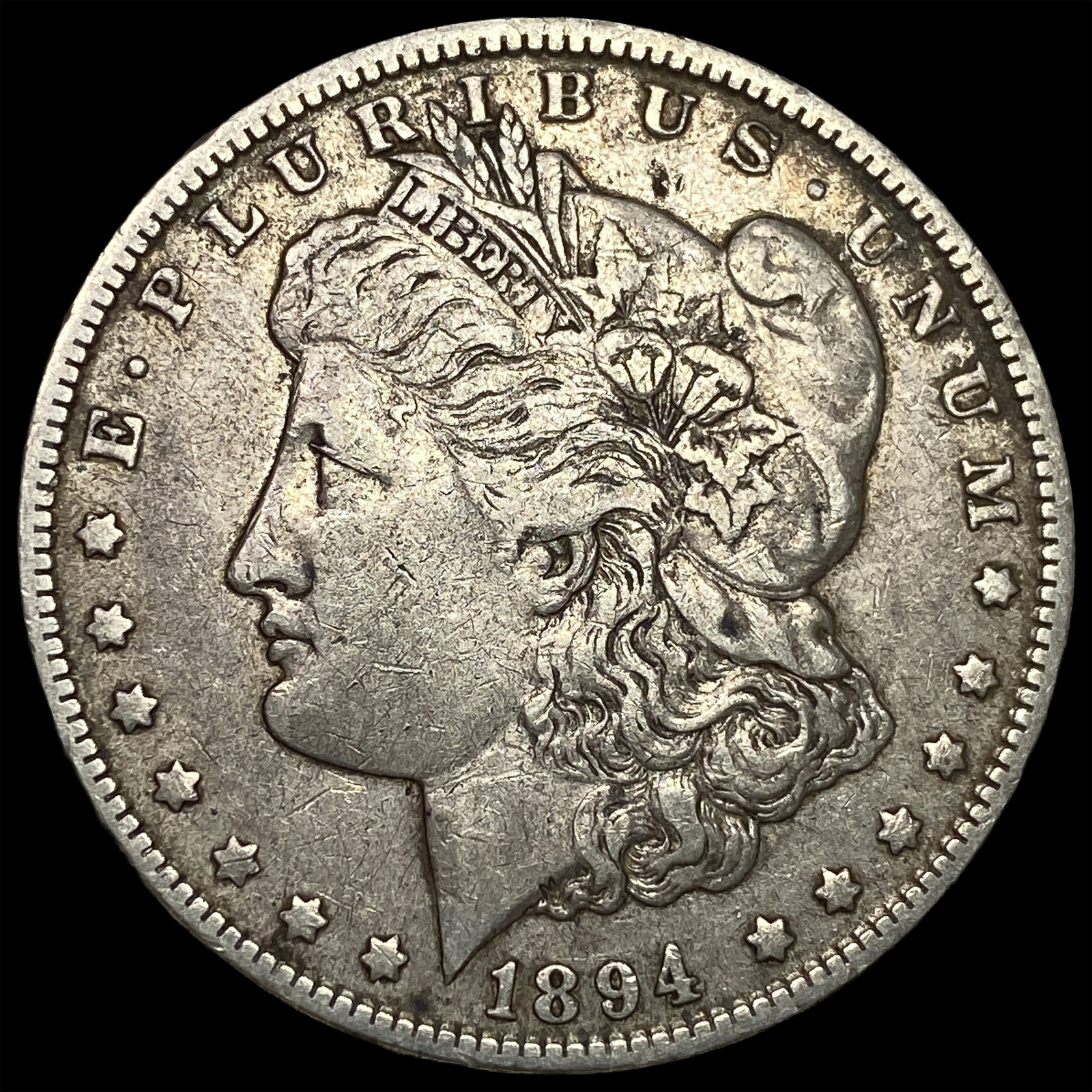 1894-O Silver Morgan Dollar NEARLY UNCIRCULATED: 1894-O Silver Morgan Dollar NEARLY UNCIRCULATED