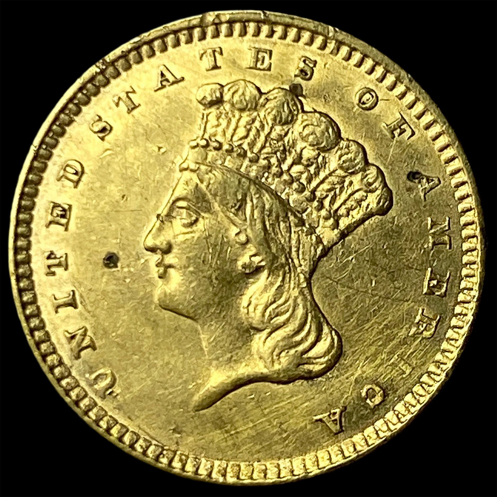 1856 Gold $1 Indian Princess Type 3 HIGH GRADE (1 of 2)
