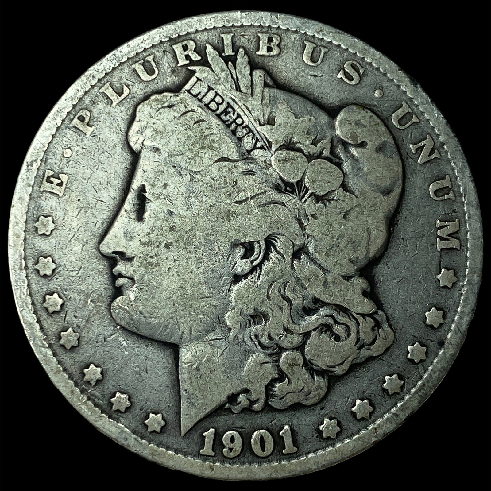 1901 Morgan Silver Dollar LIGHTLY CIRCULATED: 1901 Morgan Silver Dollar LIGHTLY CIRCULATED