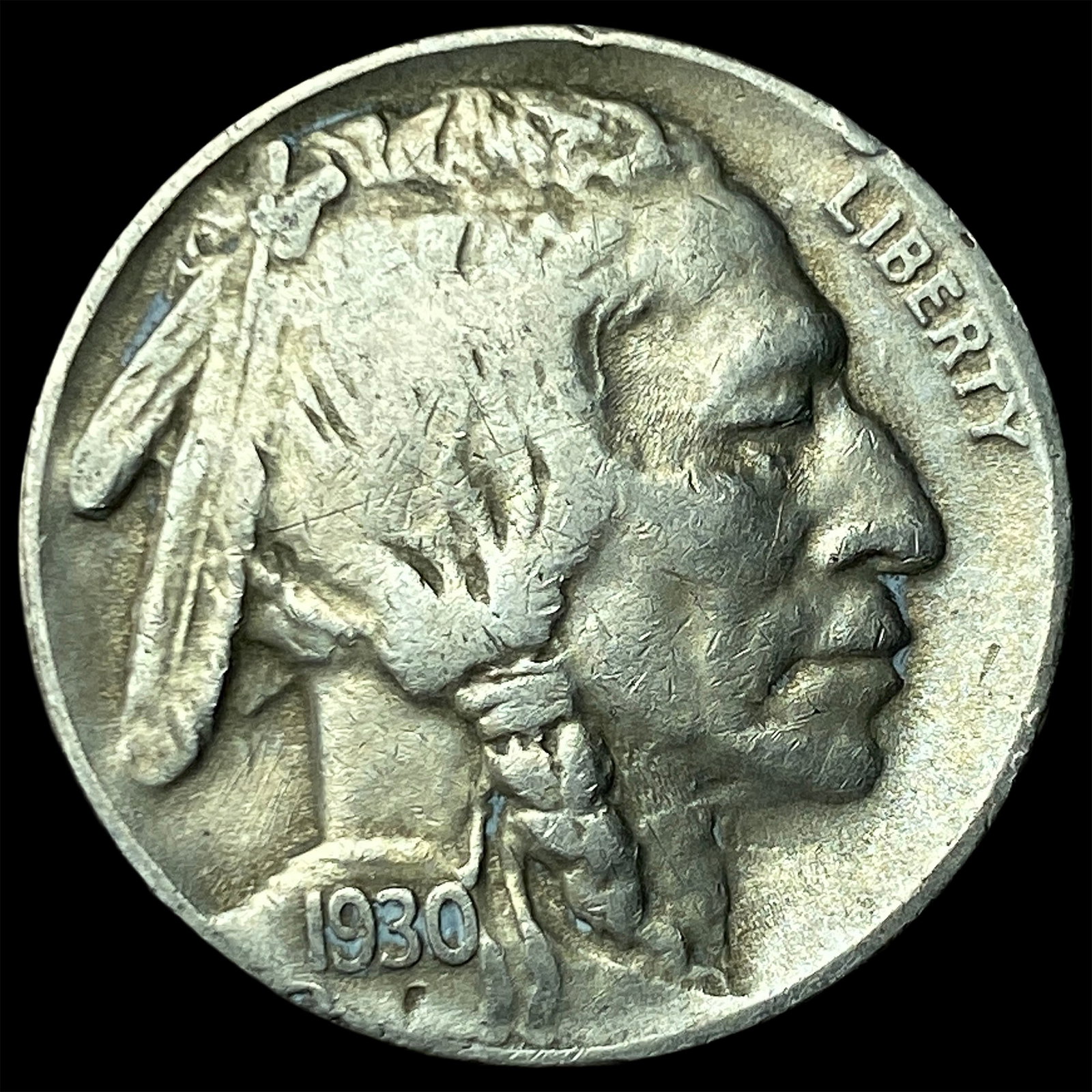 1930-S Buffalo Nickel NEARLY UNCIRCULATED (1 of 2)