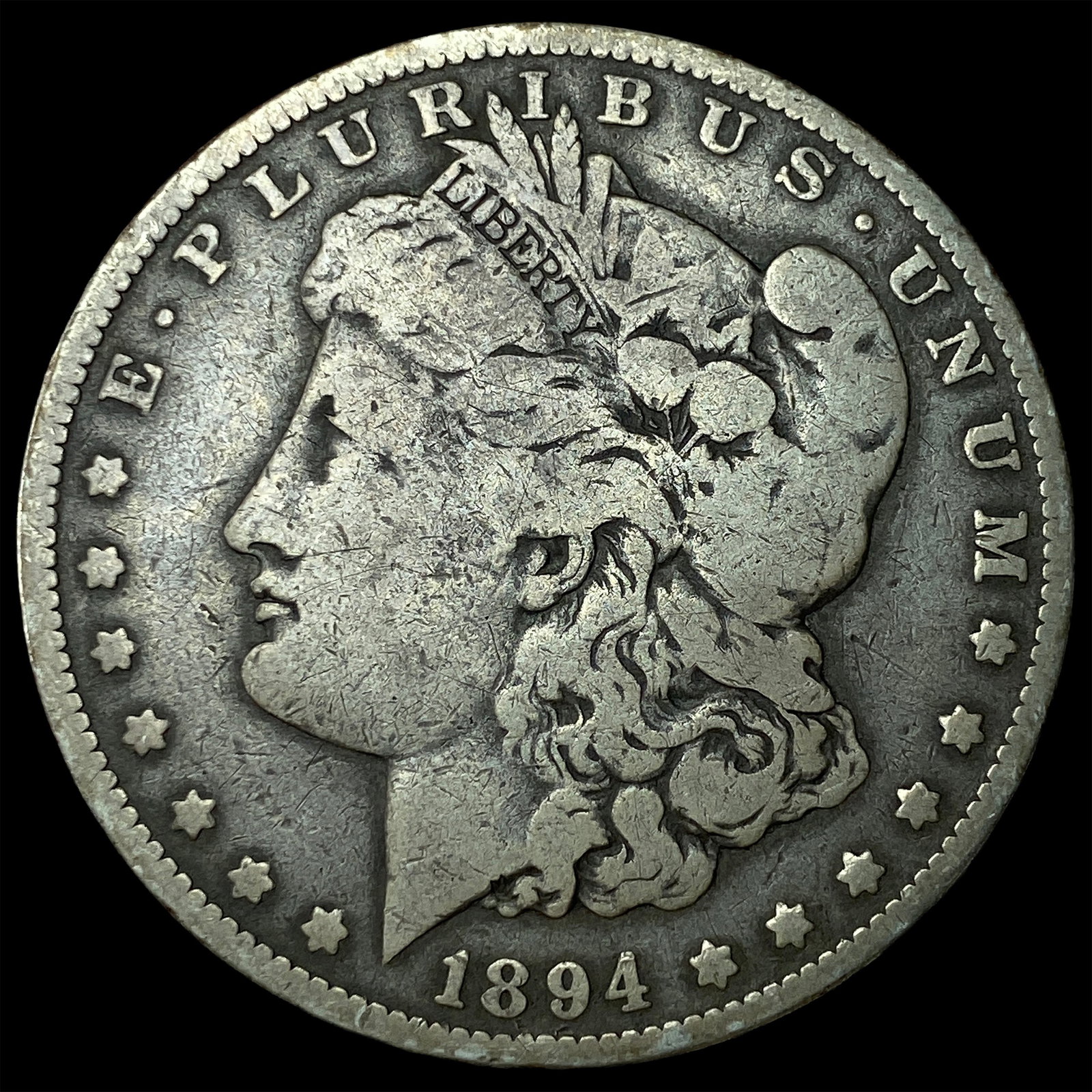 1894-O Silver Morgan Dollar LIGHTLY CIRCULATED: 1894-O Silver Morgan Dollar LIGHTLY CIRCULATED