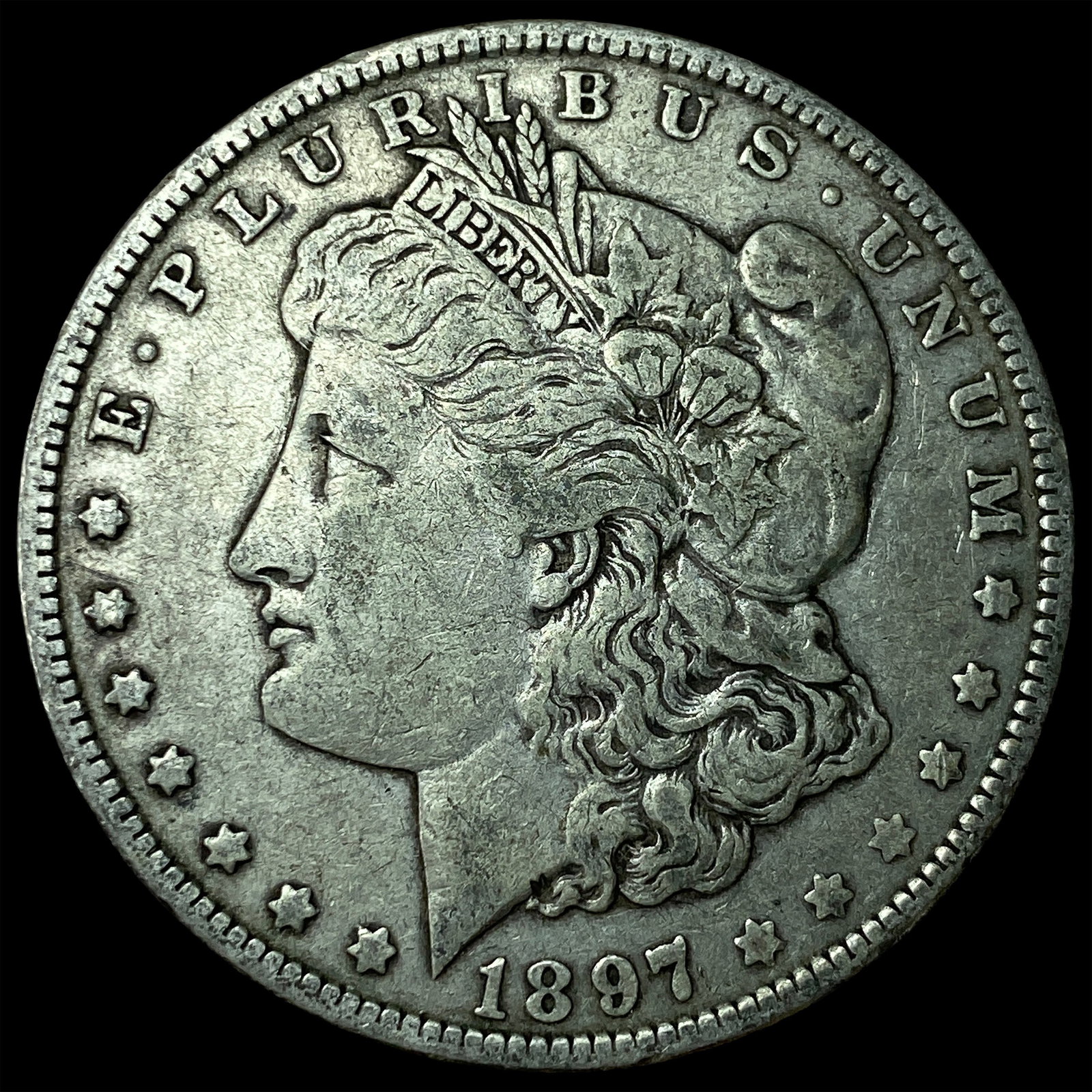 1897-O Silver Morgan Dollar NEARLY UNCIRCULATED: 1897-O Silver Morgan Dollar NEARLY UNCIRCULATED