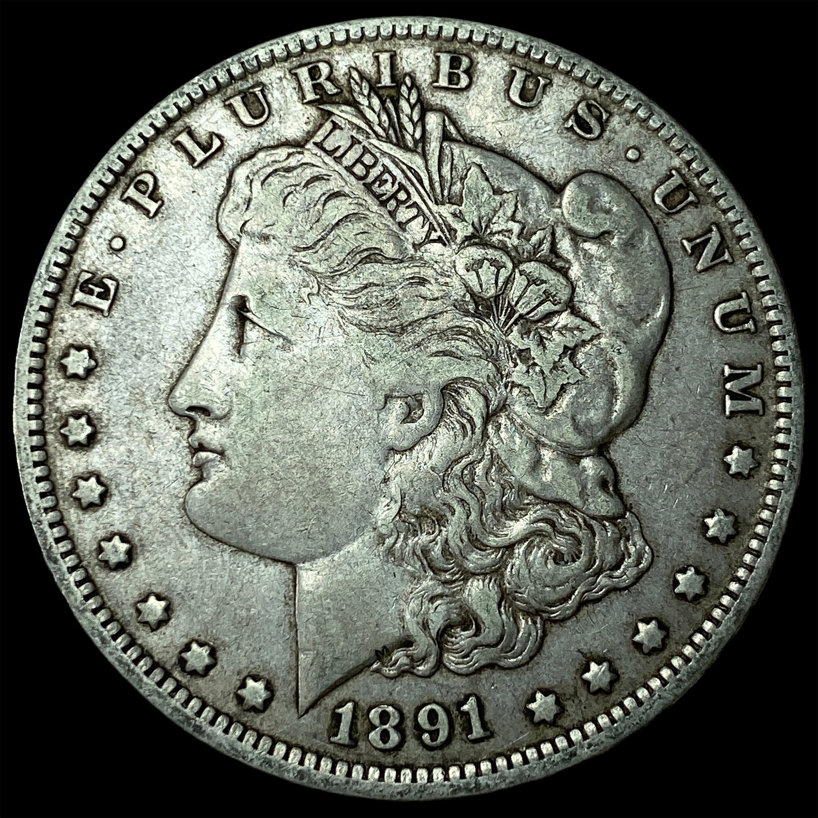1891-O Silver Morgan Dollar CLOSELY UNCIRCULATED: 1891-O Silver Morgan Dollar CLOSELY UNCIRCULATED