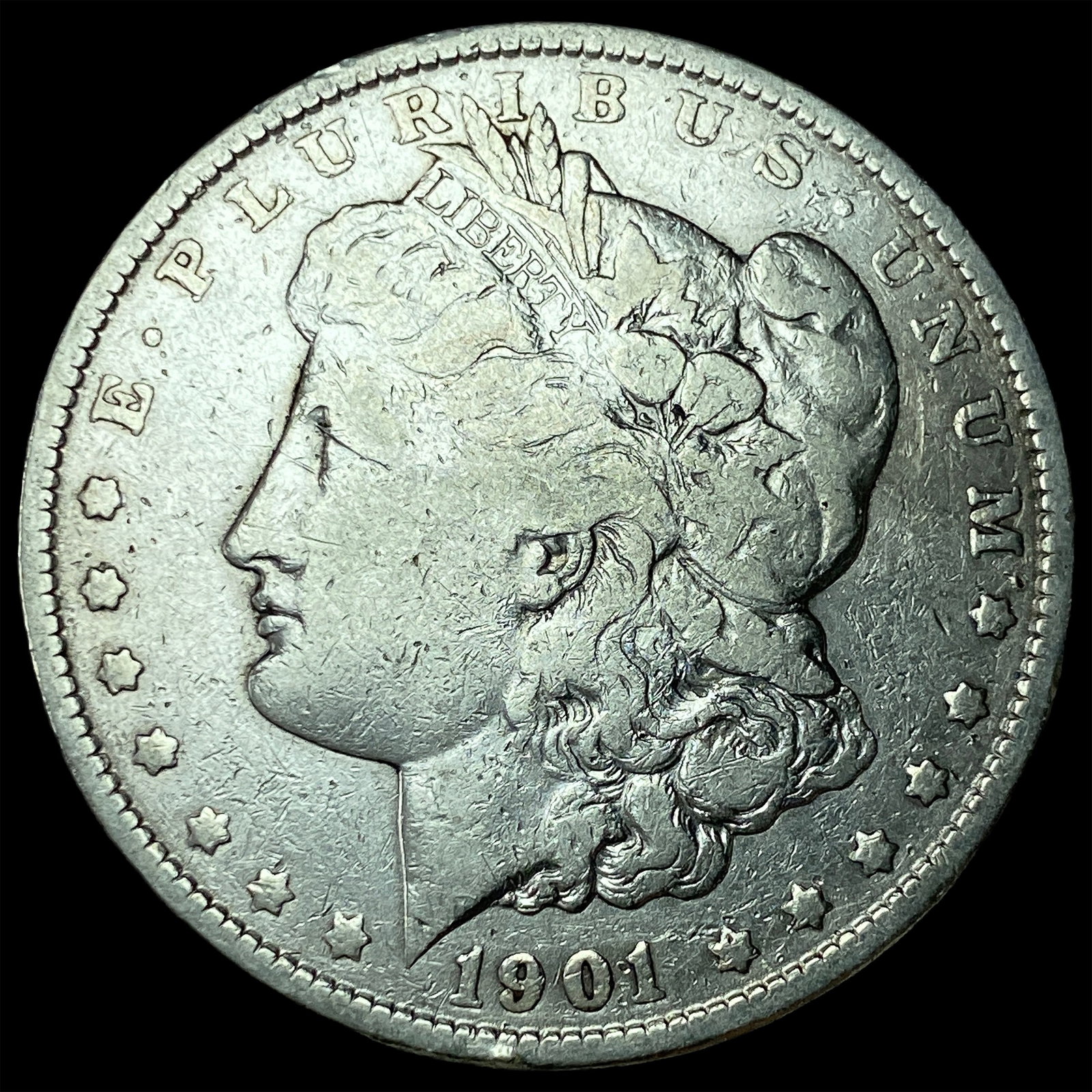 1901 Morgan Silver Dollar NICELY CIRCULATED (1 of 2)