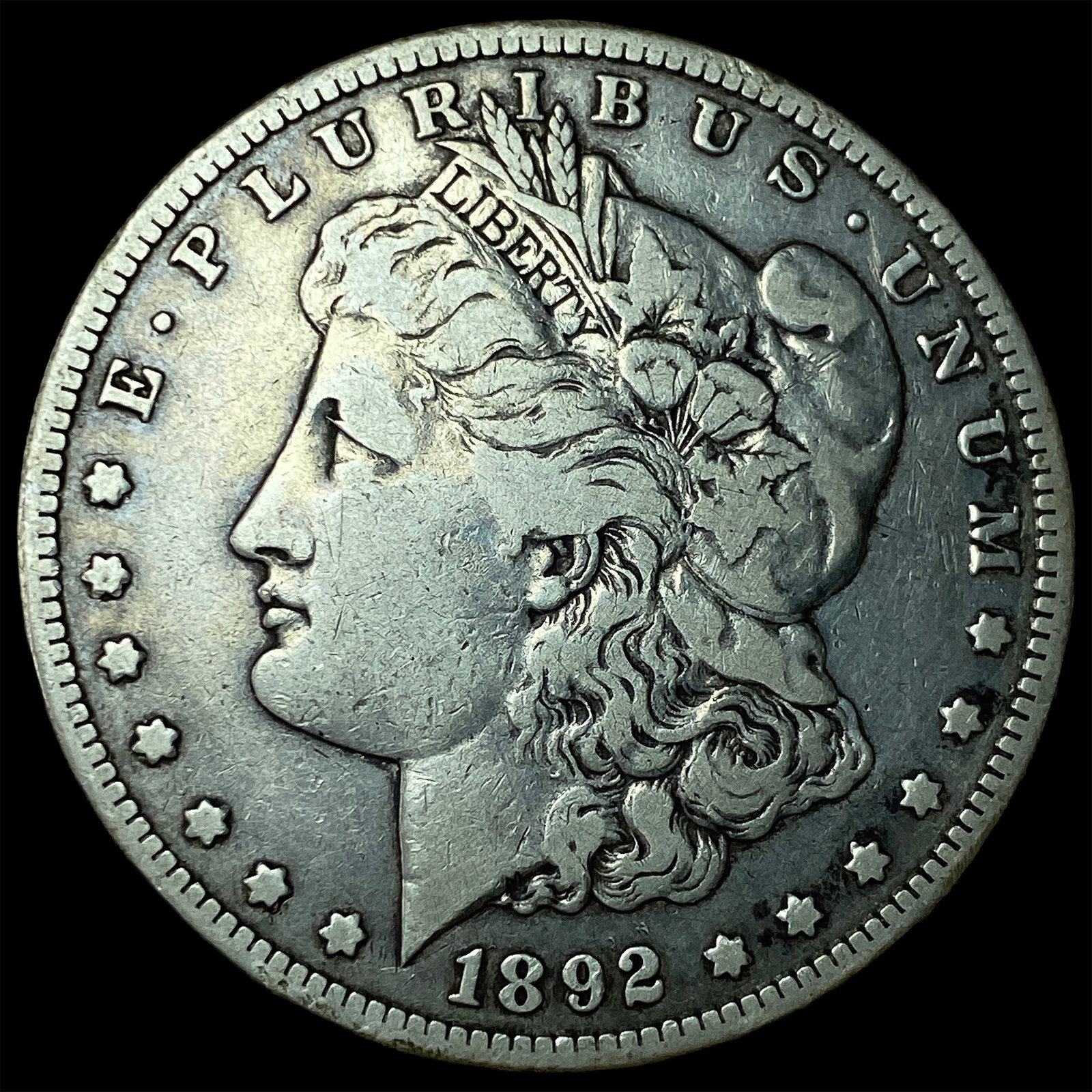 1892-S Silver Morgan Dollar LIGHTLY CIRCULATED: 1892-S Silver Morgan Dollar LIGHTLY CIRCULATED