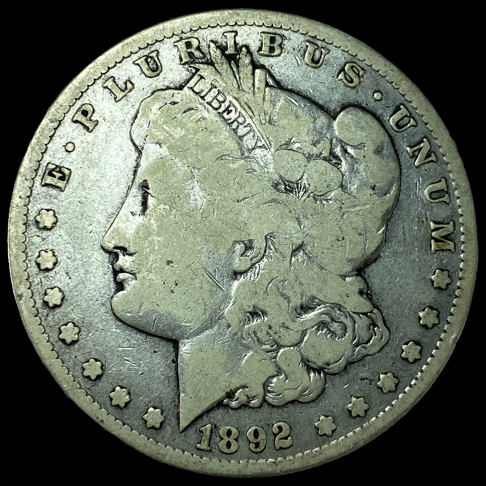 1892-S Morgan Silver Dollar NICELY CIRCULATED: 1892-S Morgan Silver Dollar NICELY CIRCULATED