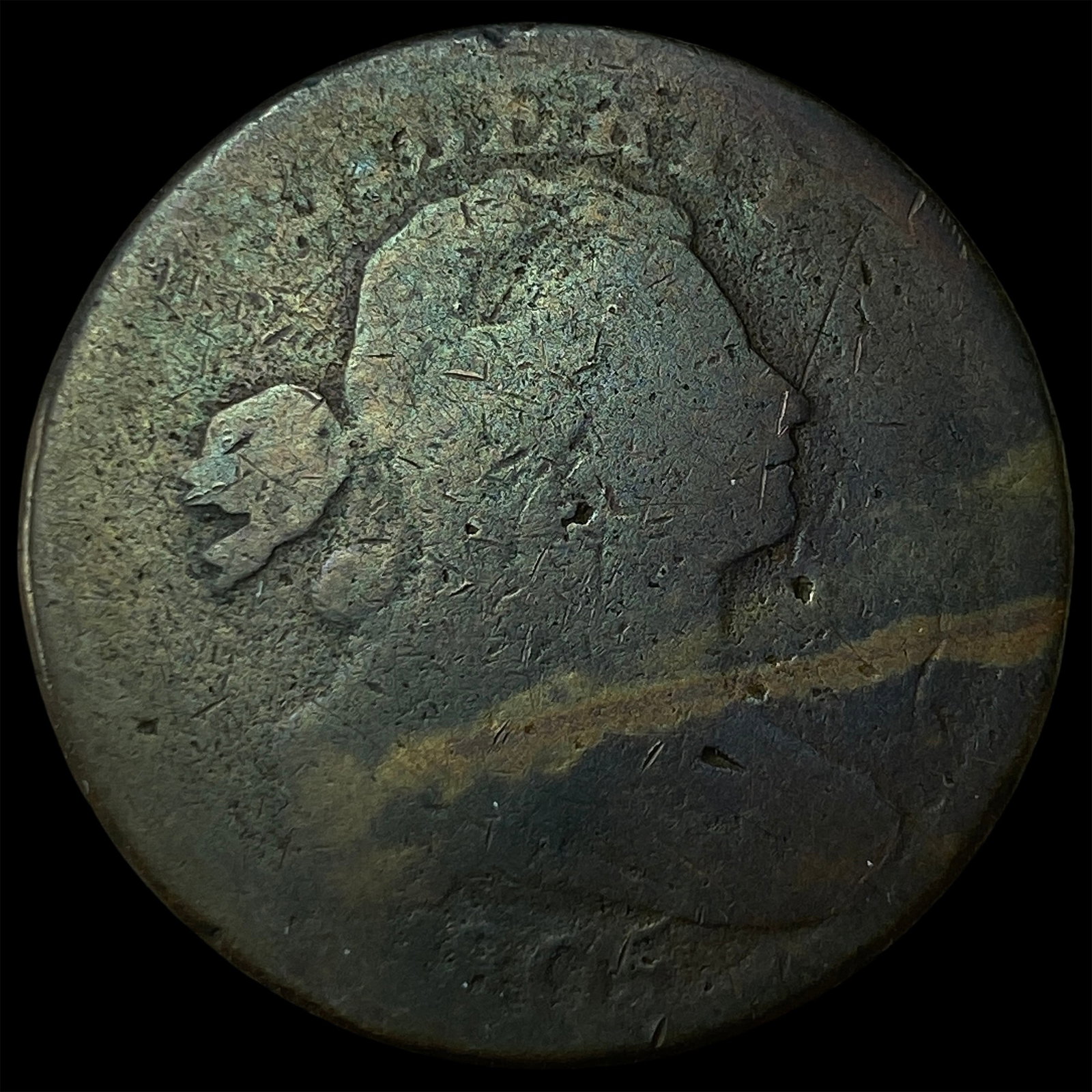 1798 Draped Bust Large Cent NICELY CIRCULATED: 1798 Draped Bust Large Cent NICELY CIRCULATED