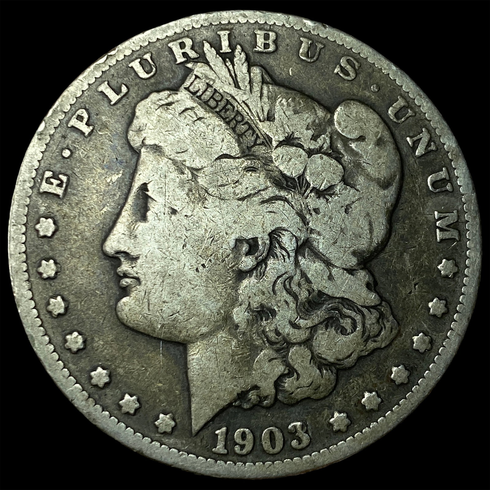 1903-S Silver Morgan Dollar NICELY CIRCULATED (1 of 2)