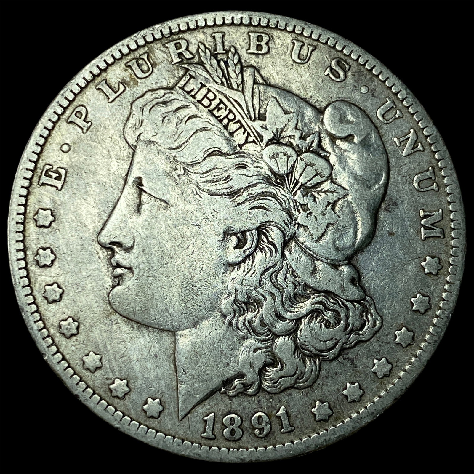 1891-O Silver Morgan Dollar NEARLY UNCIRCULATED: 1891-O Silver Morgan Dollar NEARLY UNCIRCULATED